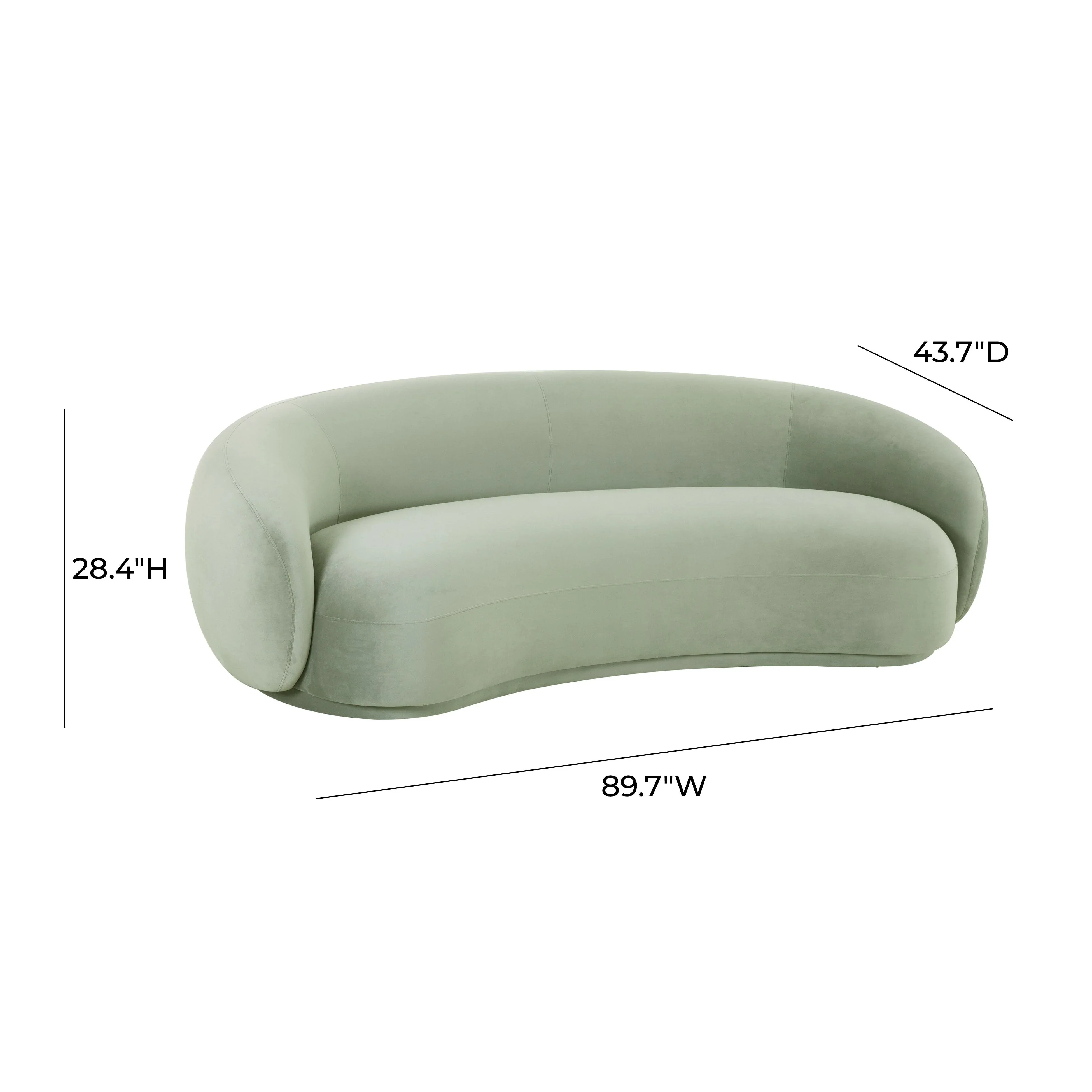 Kendall 90" Performance Velvet Sofa - Image 30
