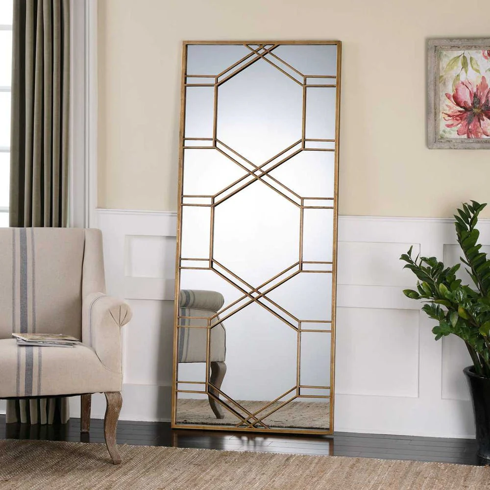 Kennis Mirror, Gold - Image 2