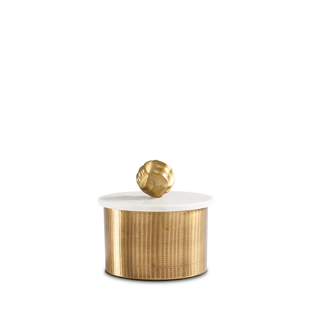 Keva Matte Texture Boxes Antique Brass (set of 3) - Image 7