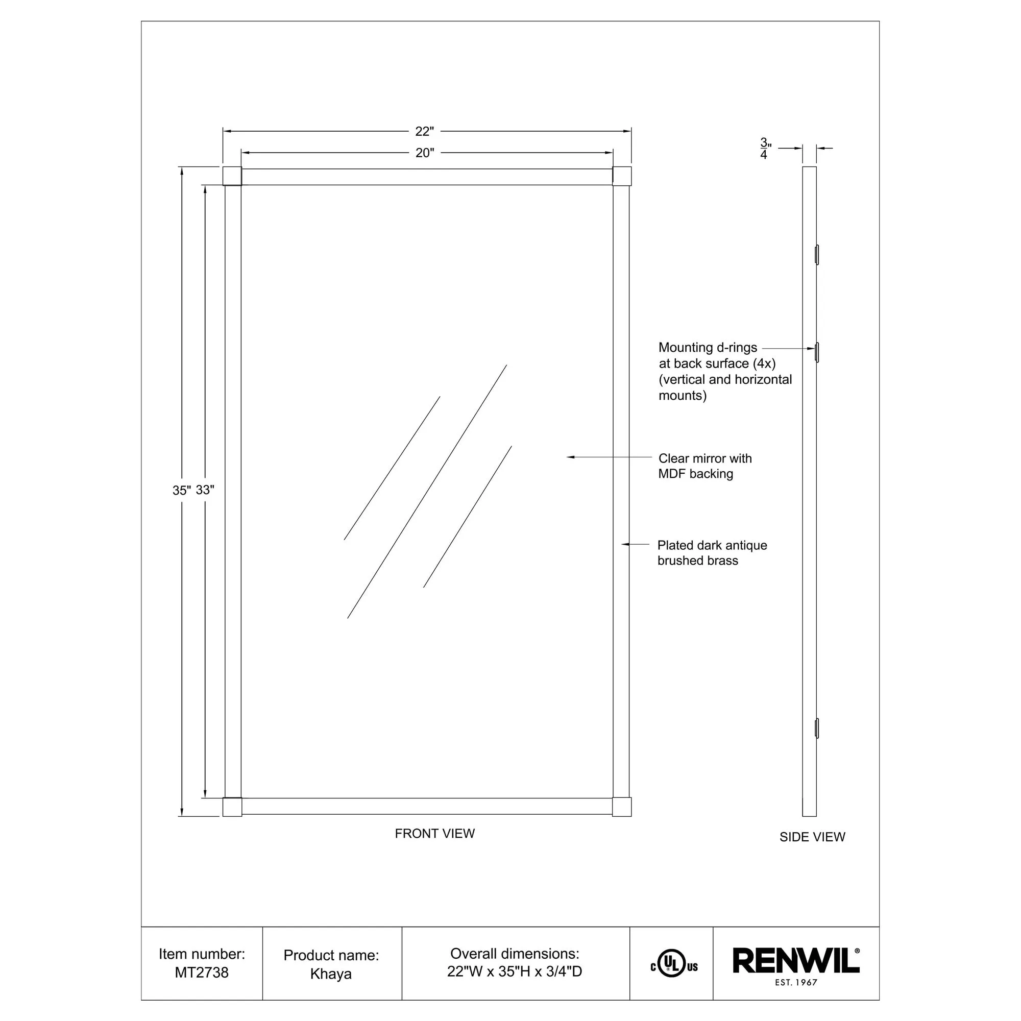 Khaya Wall Mirror - Image 6