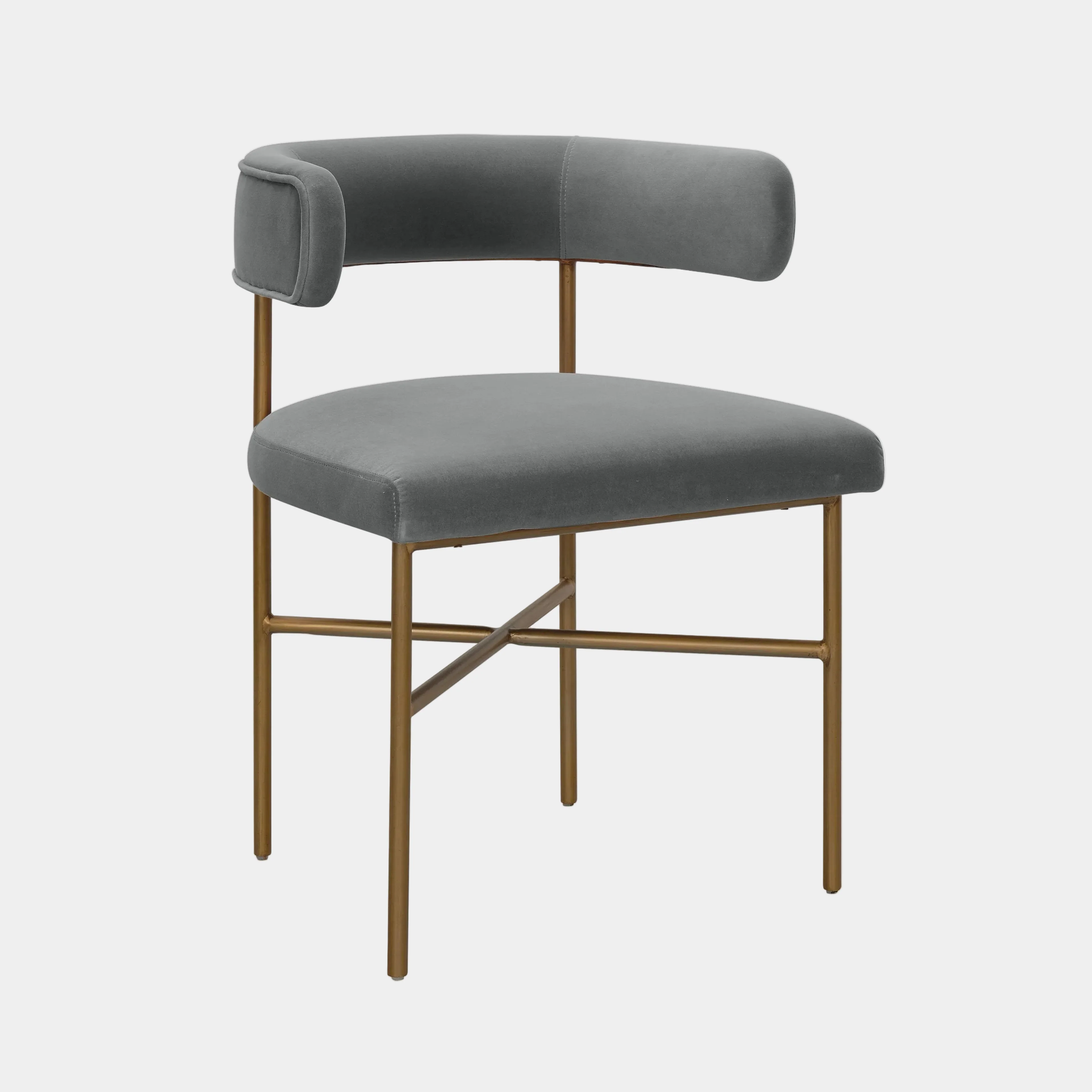 Kim Performance Velvet Dining Chair - Image 15