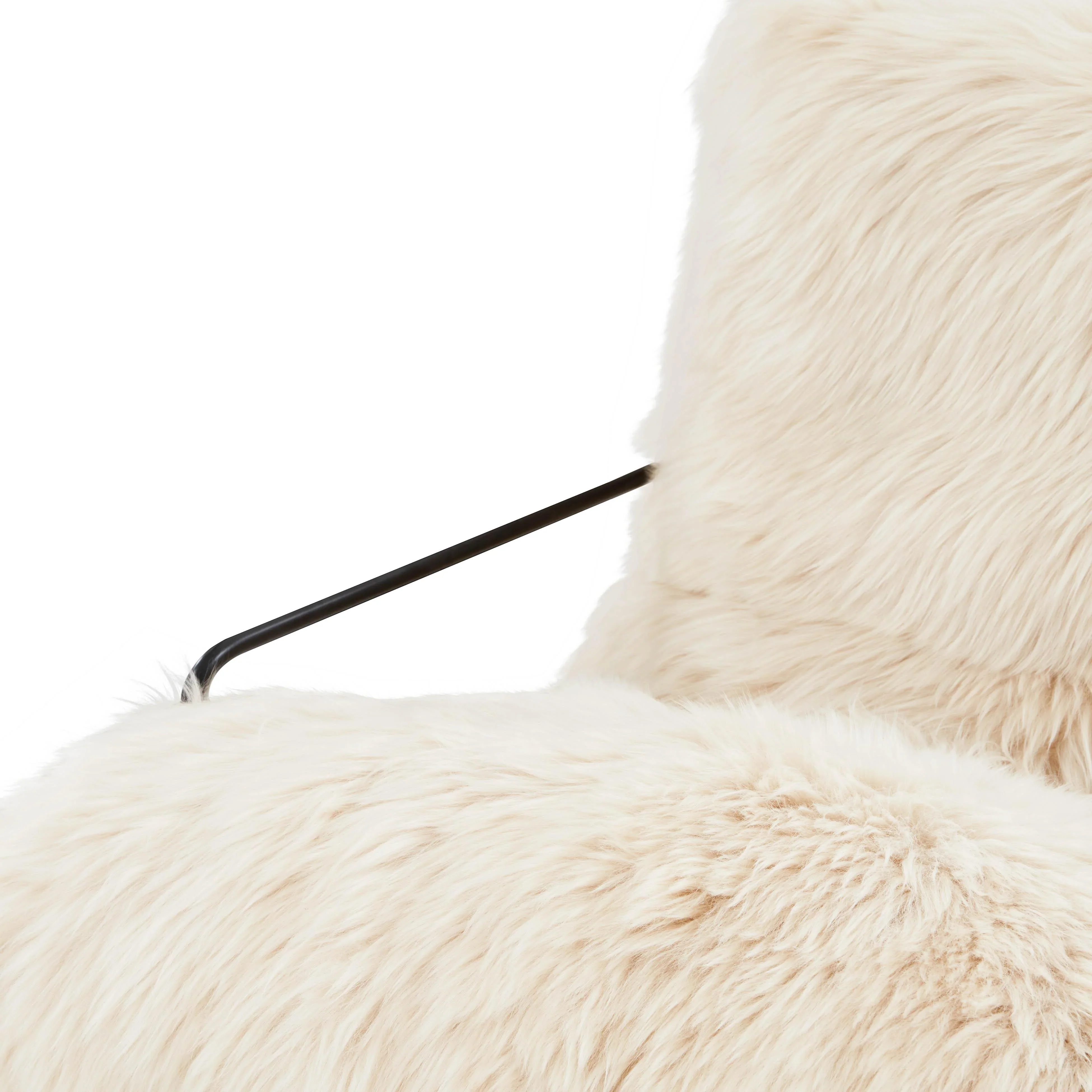 Kimi Genuine Sheepskin Accent Chair - Image 11