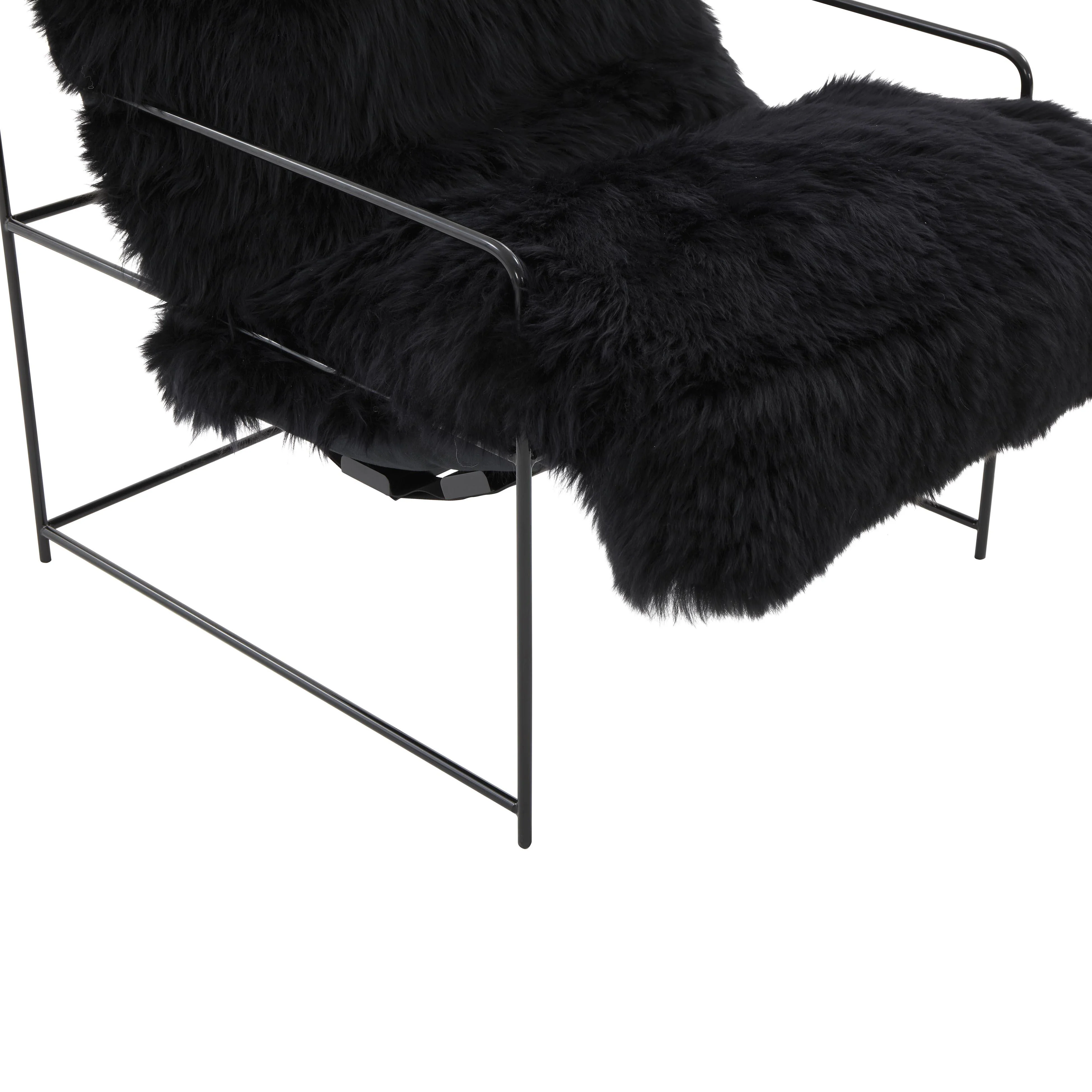Kimi Genuine Sheepskin Accent Chair - Image 4
