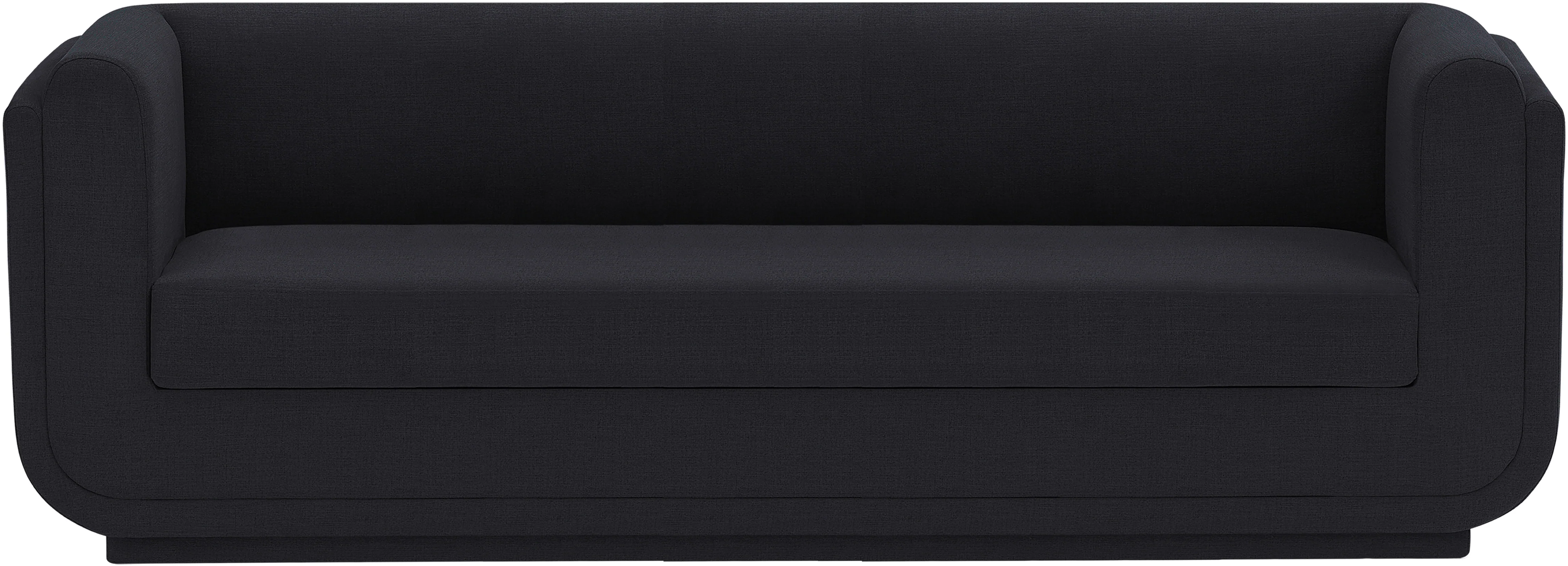 Kimora Linen Textured Fabric Sofa - Image 17