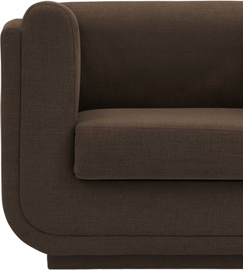 Kimora Linen Textured Fabric Sofa - Image 35