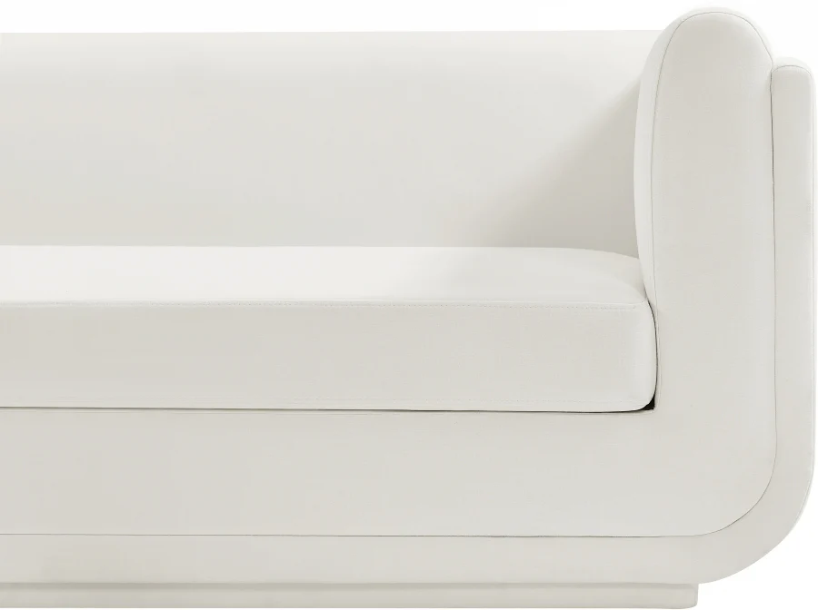 Kimora Linen Textured Fabric Sofa - Image 7