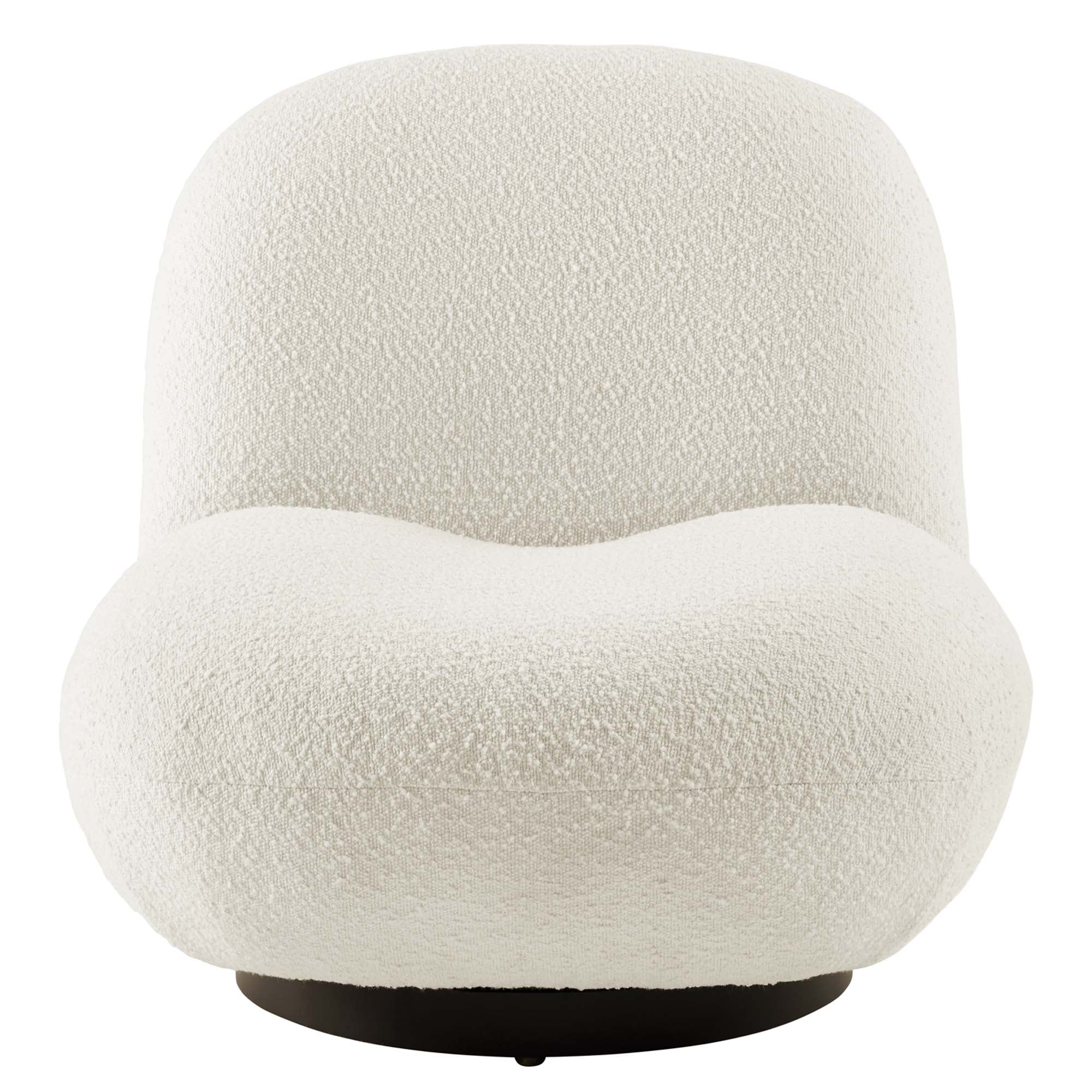 Kindred Boucle Upholstered Swivel Chair - Image 4