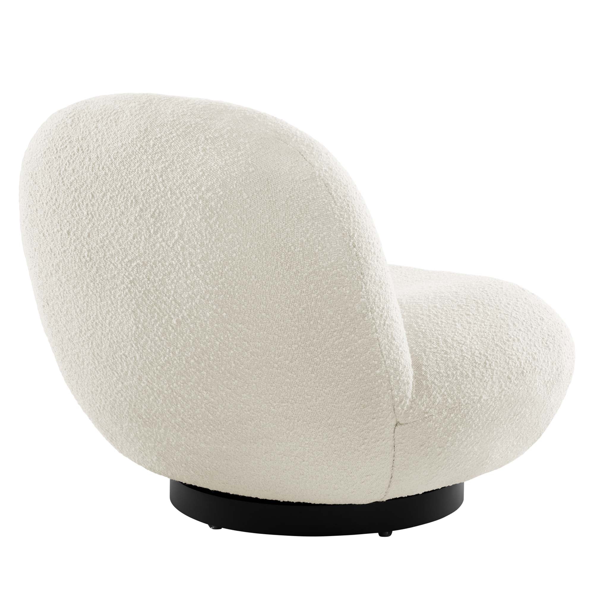 Kindred Boucle Upholstered Swivel Chair - Image 5