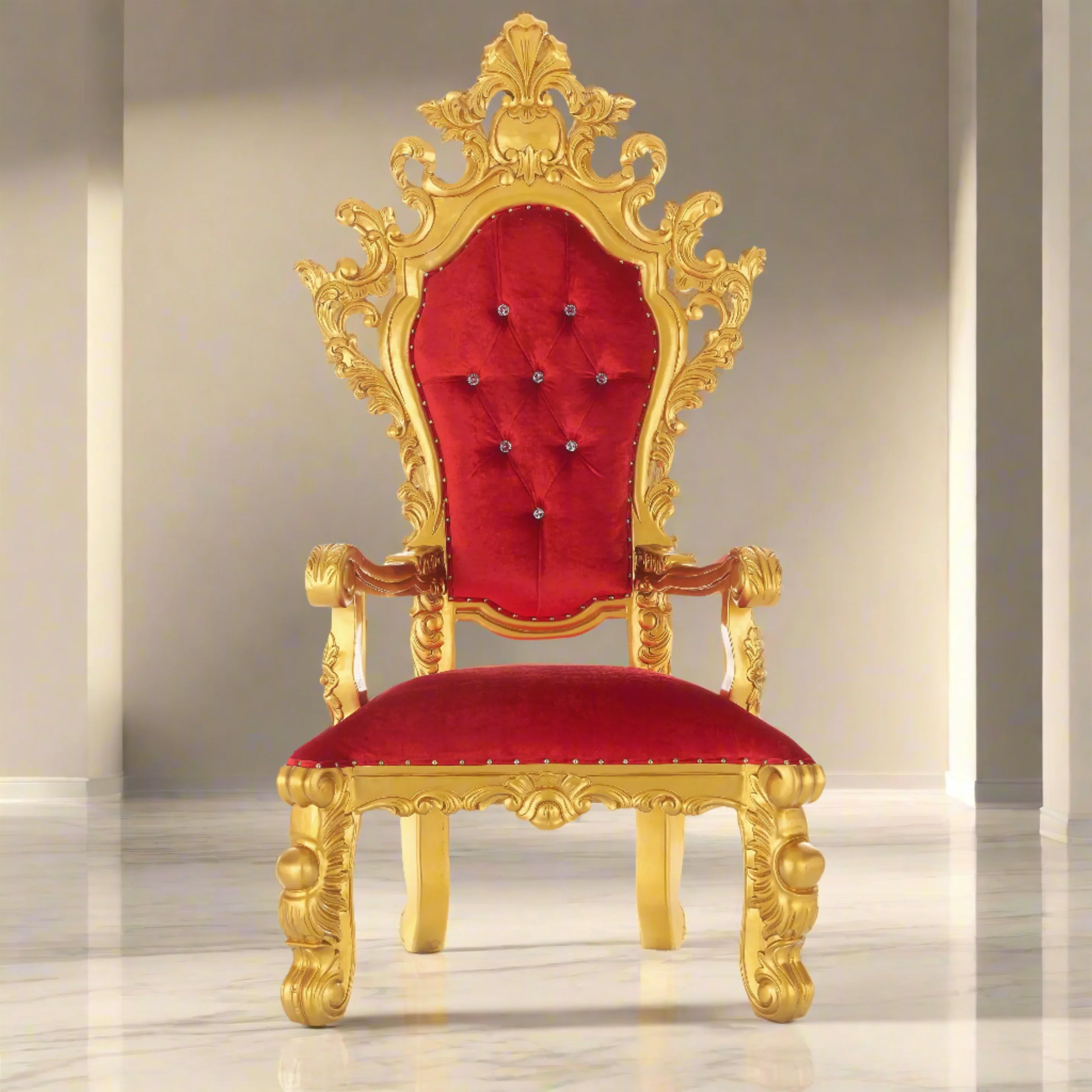 King Darius Royal Throne Chair - Image 13