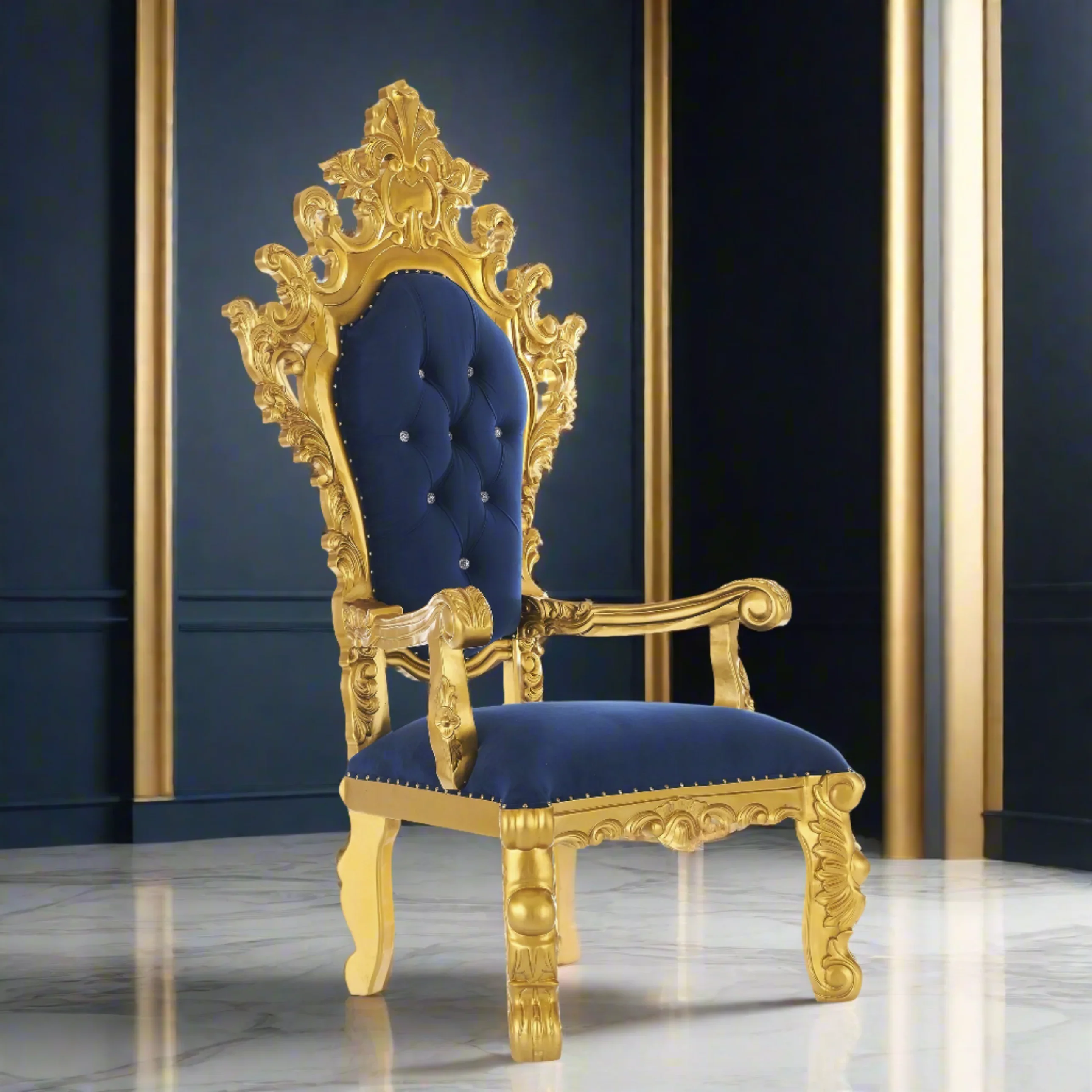 King Darius Royal Throne Chair - Image 18
