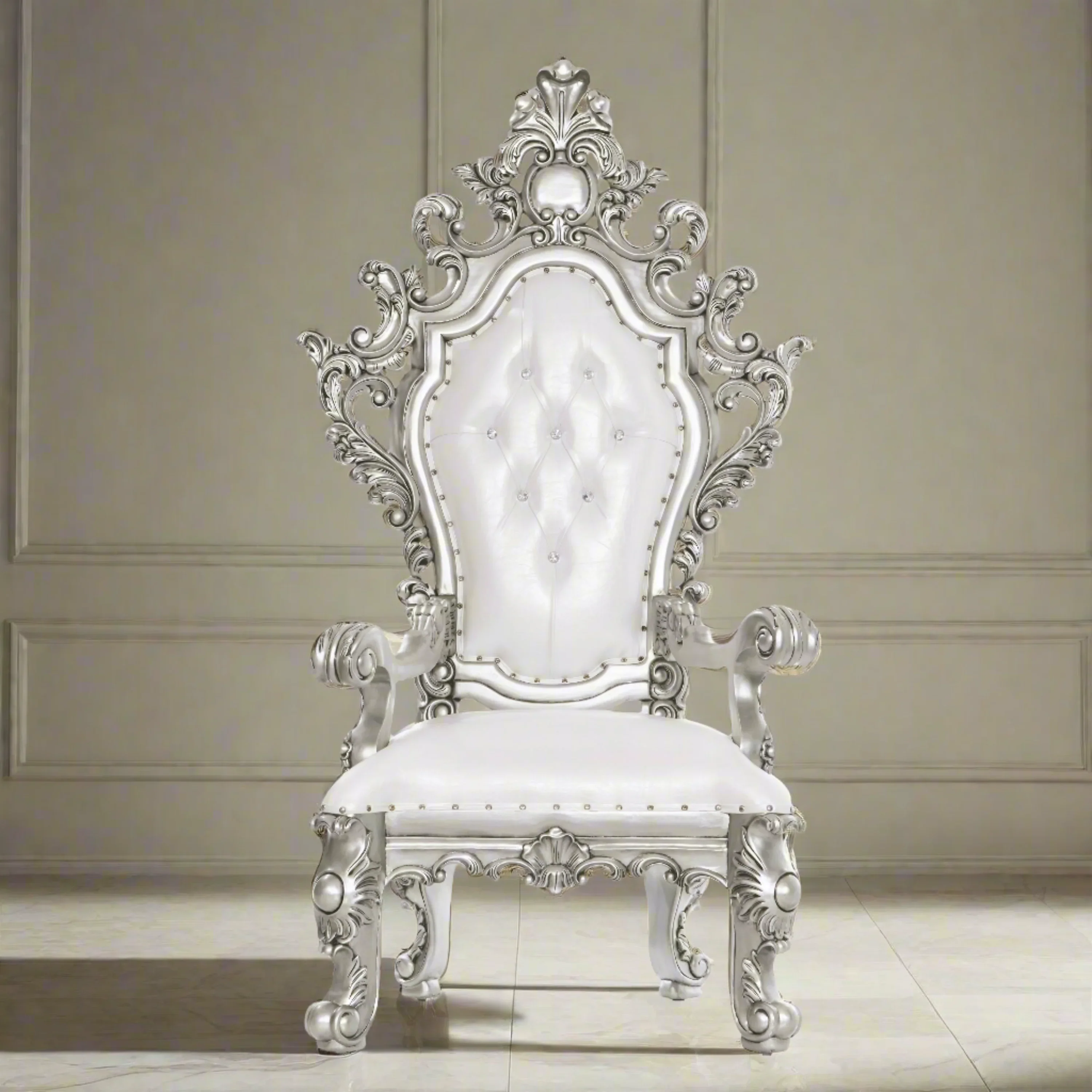 King Darius Royal Throne Chair - Image 25