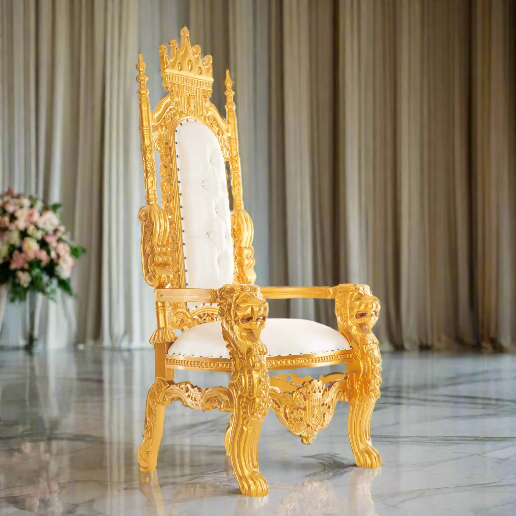 King David Crown Throne Chair - Vinyl - Image 4