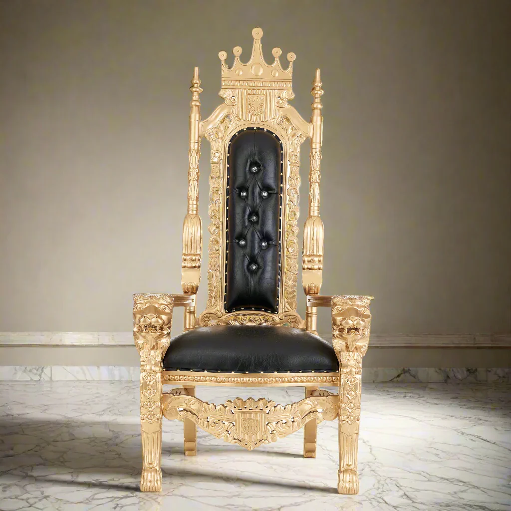 King David Crown Throne Chair - Vinyl - Image 5