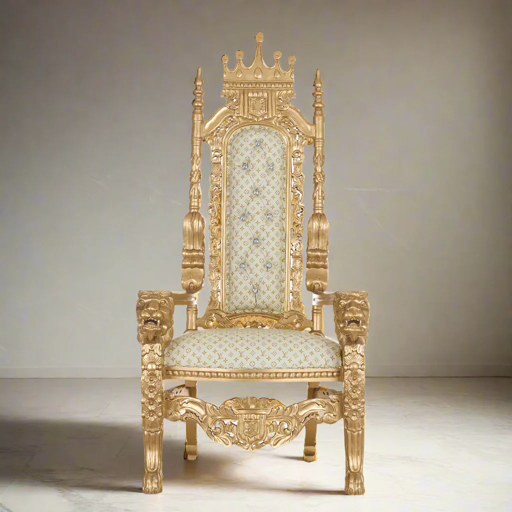 King David Crown Throne Chair - Vinyl - Image 9