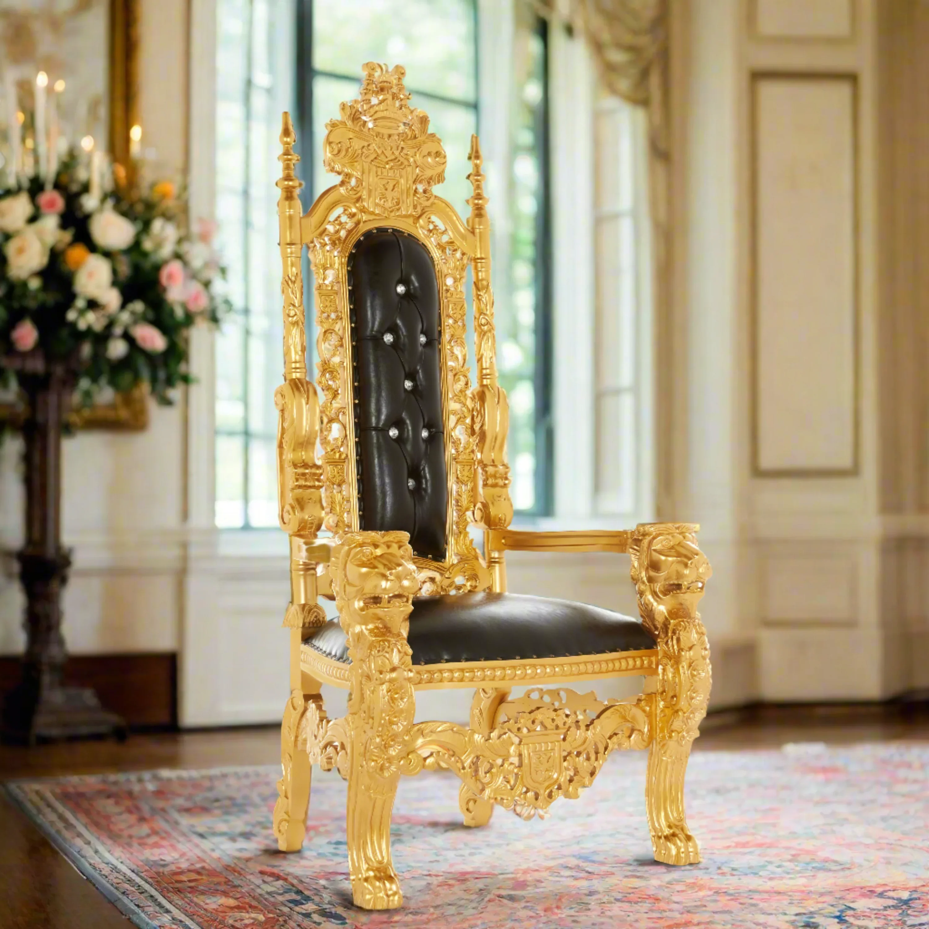 King David Lion Throne Chair - Vinyl - Image 12