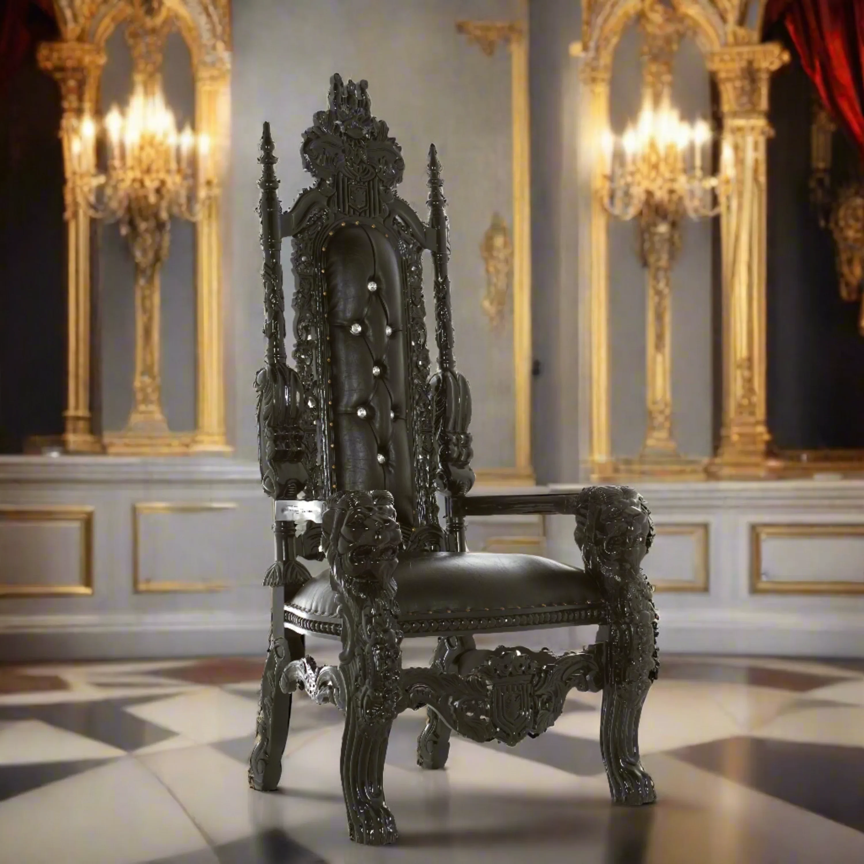 King David Lion Throne Chair - Vinyl - Image 7