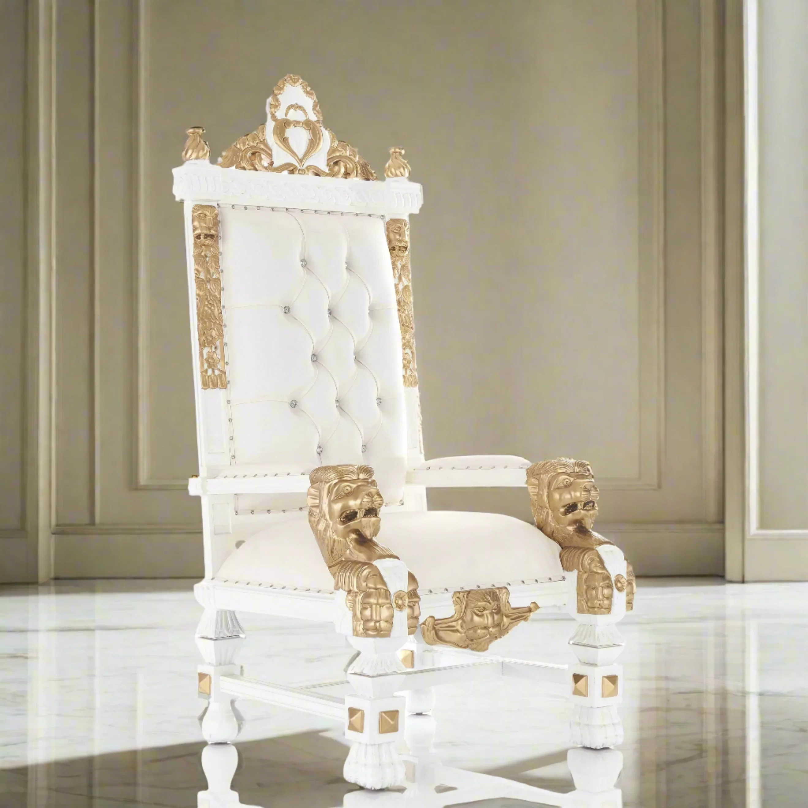 King Samuel 68 Lion Throne Chair - Image 6