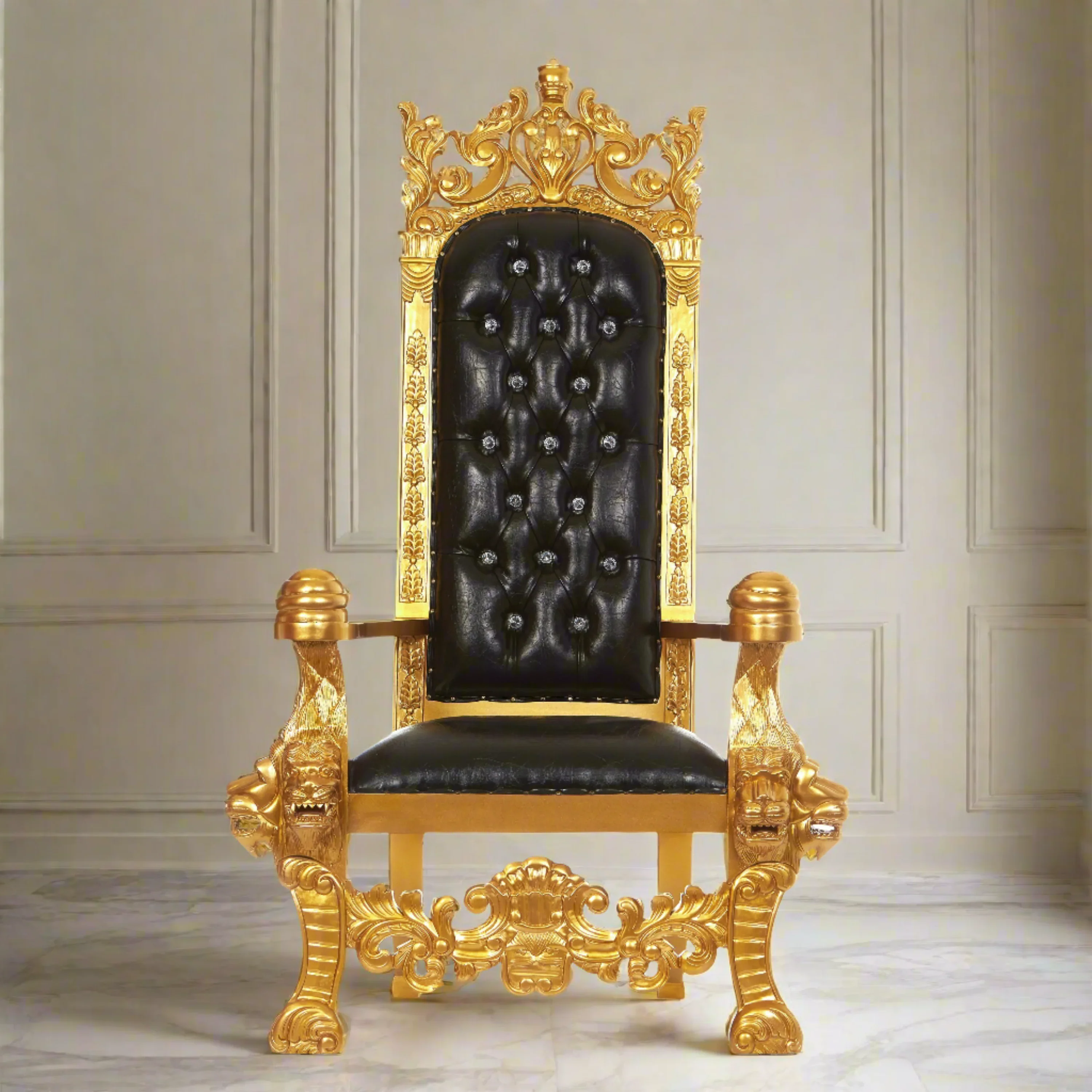 King Solomon Royal Throne Chair - Image 4