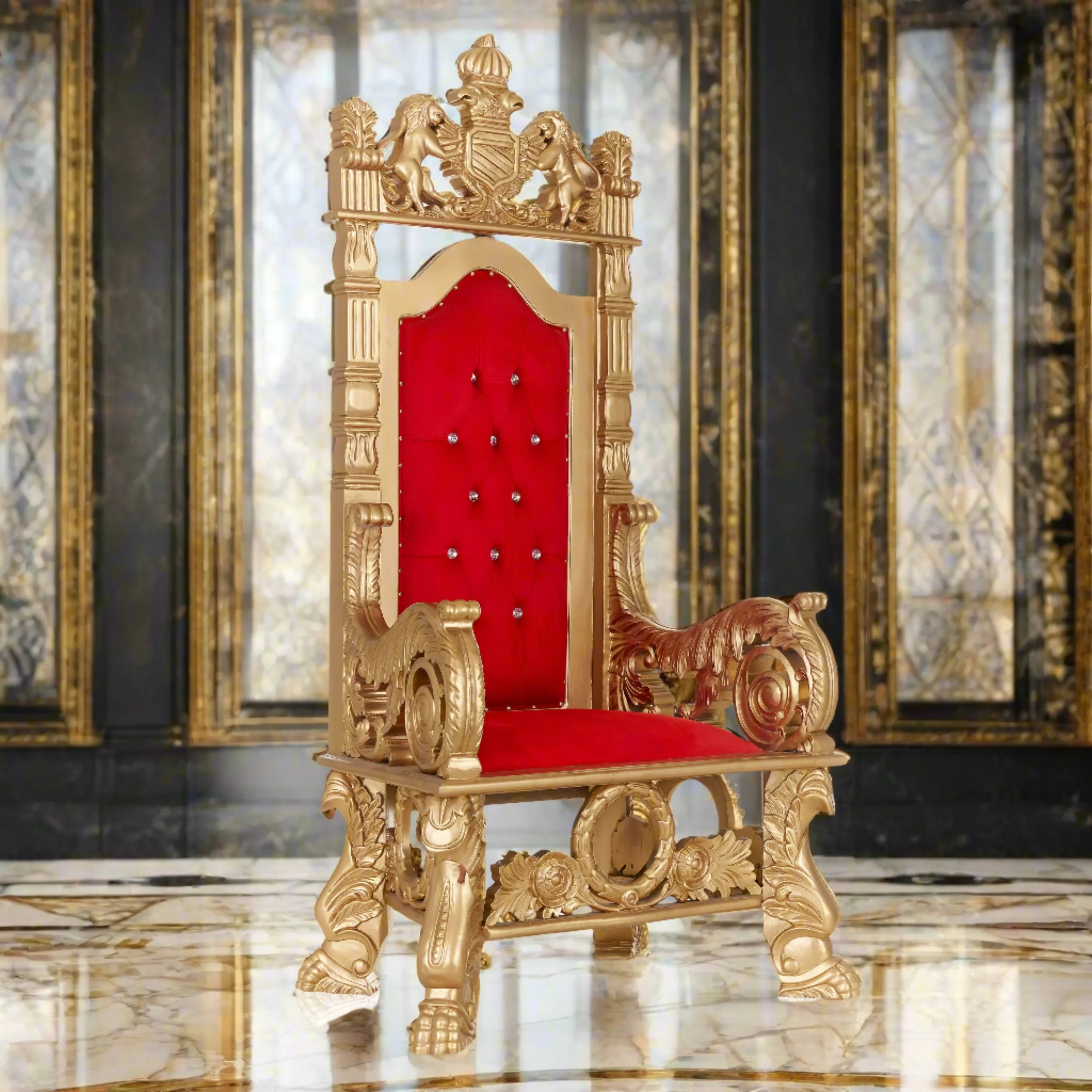 King Stephen Throne Chair - Image 3