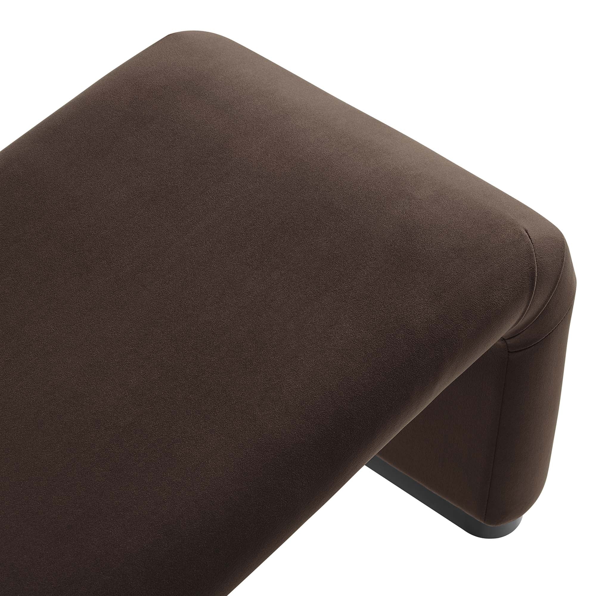 Koda Performance Velvet Waterfall Long Bench - Image 16
