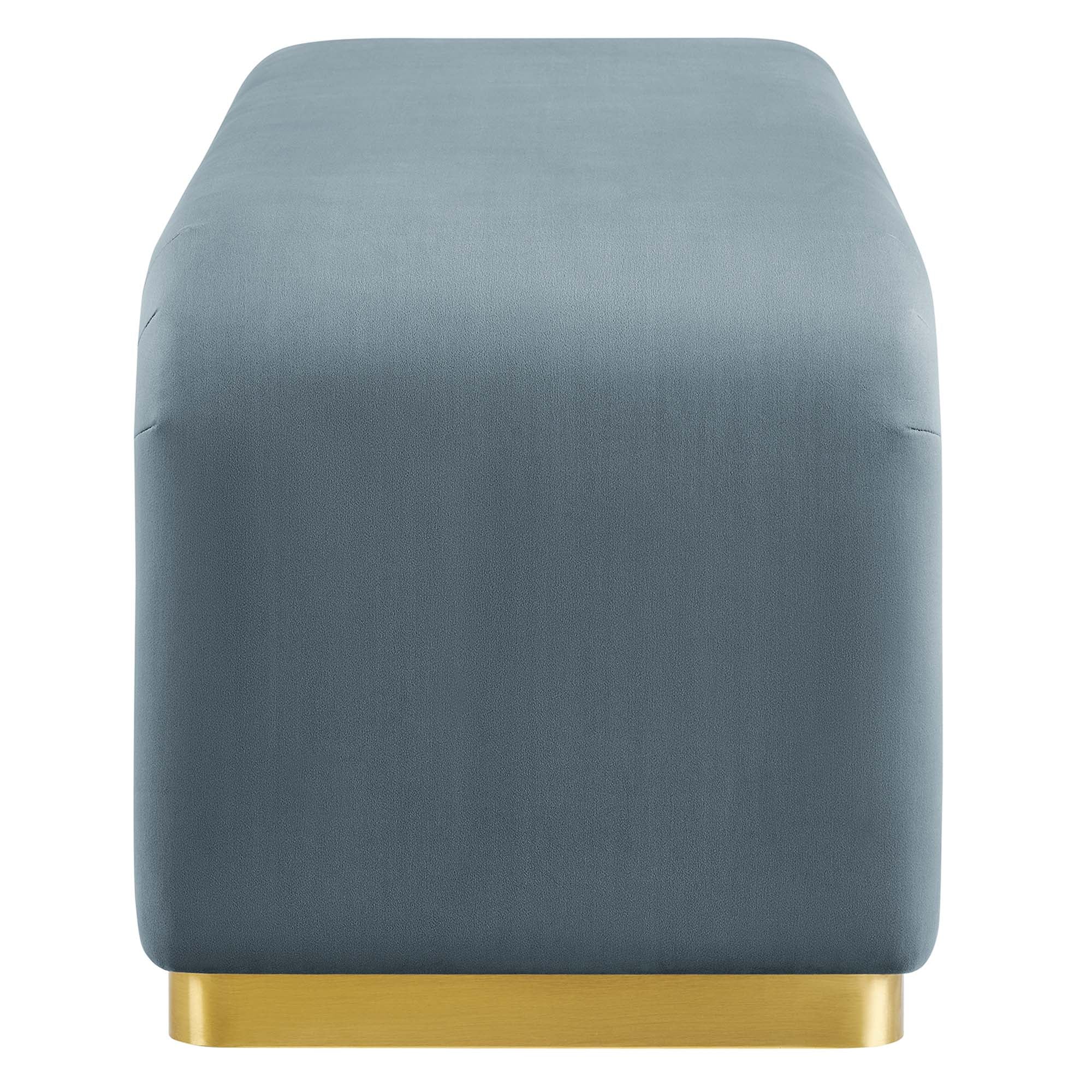 Koda Performance Velvet Waterfall Long Bench - Image 31