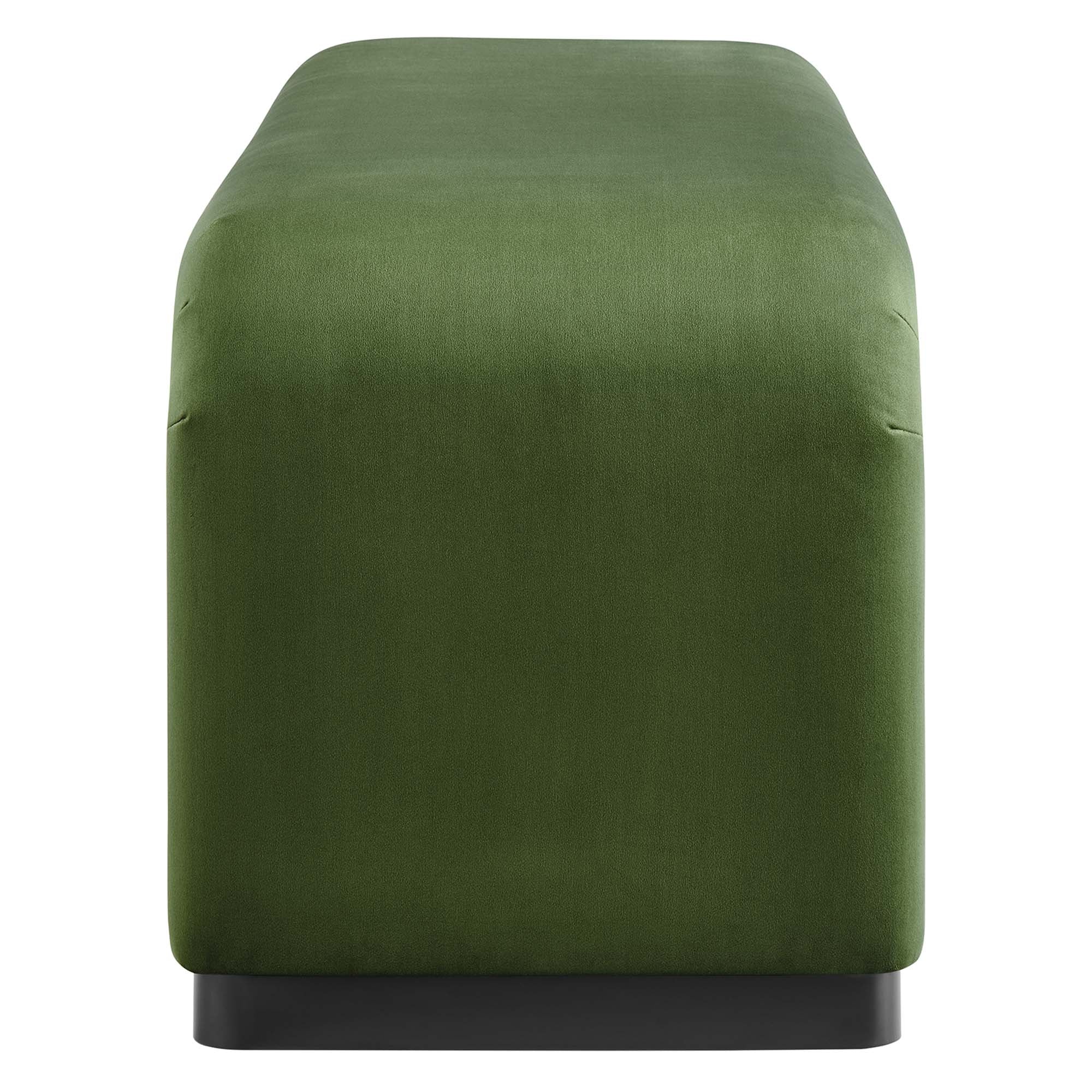 Koda Performance Velvet Waterfall Long Bench - Image 4