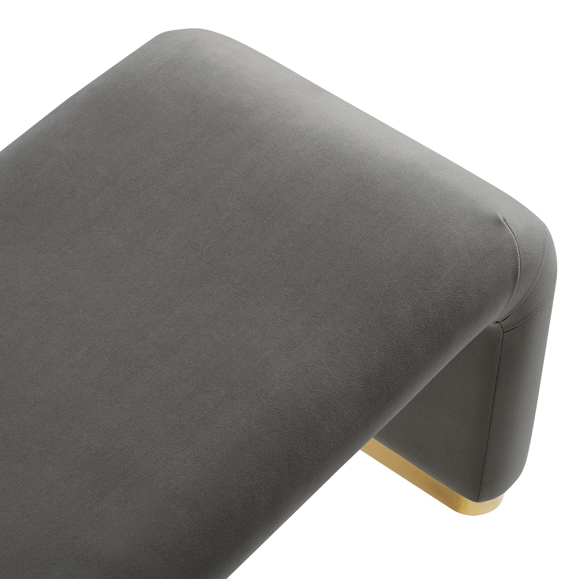 Koda Performance Velvet Waterfall Long Bench - Image 52