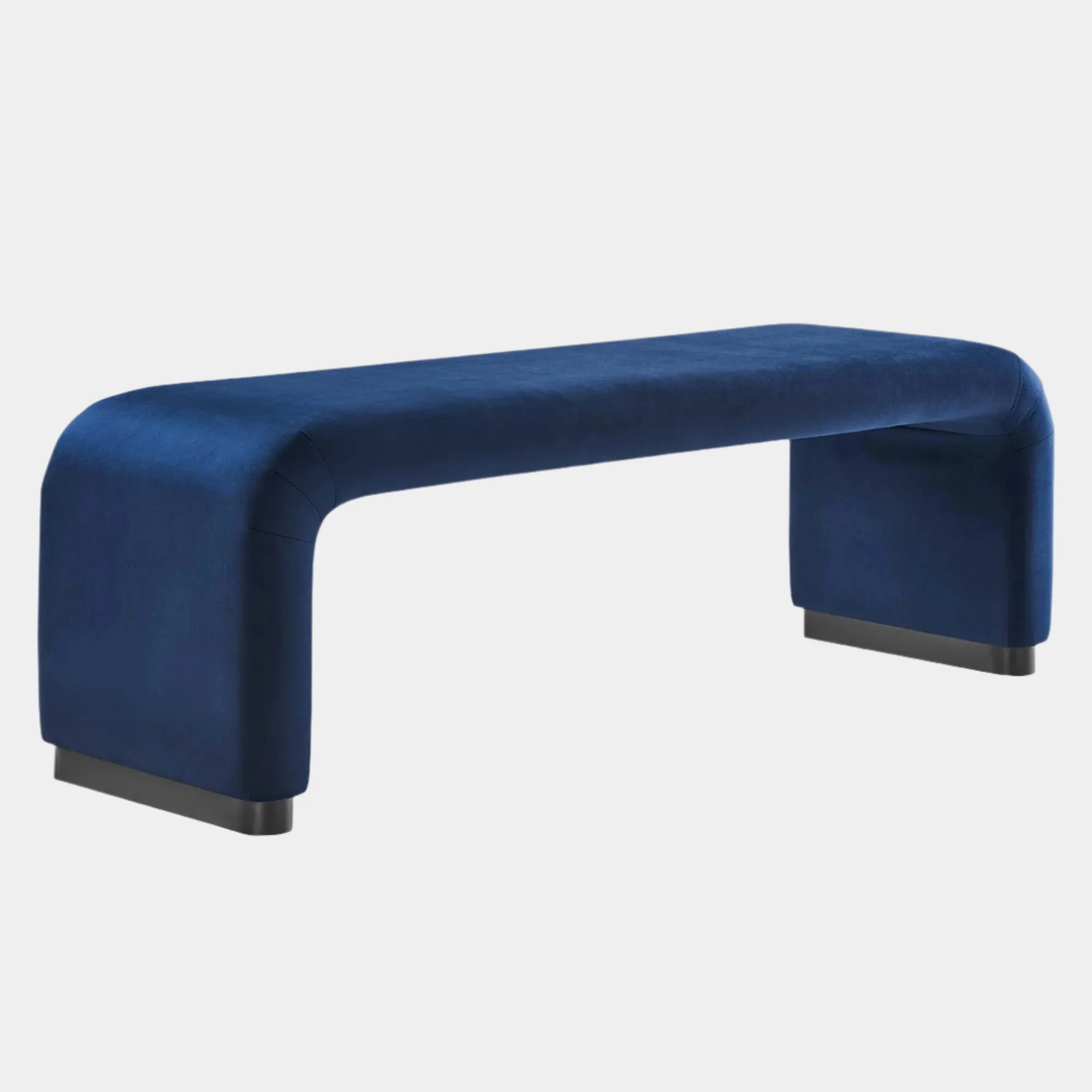 Koda Performance Velvet Waterfall Long Bench - Image 55