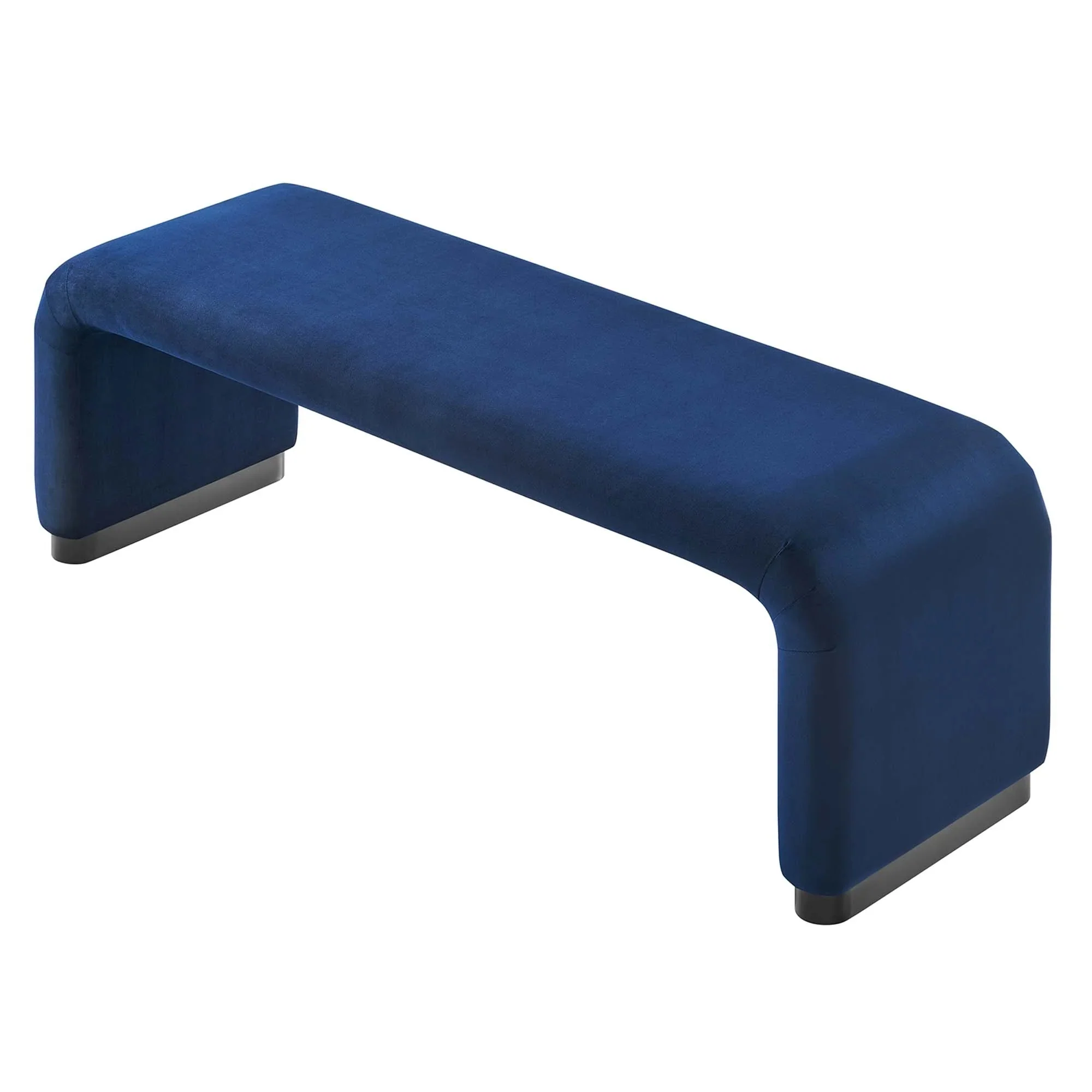Koda Performance Velvet Waterfall Long Bench - Image 57