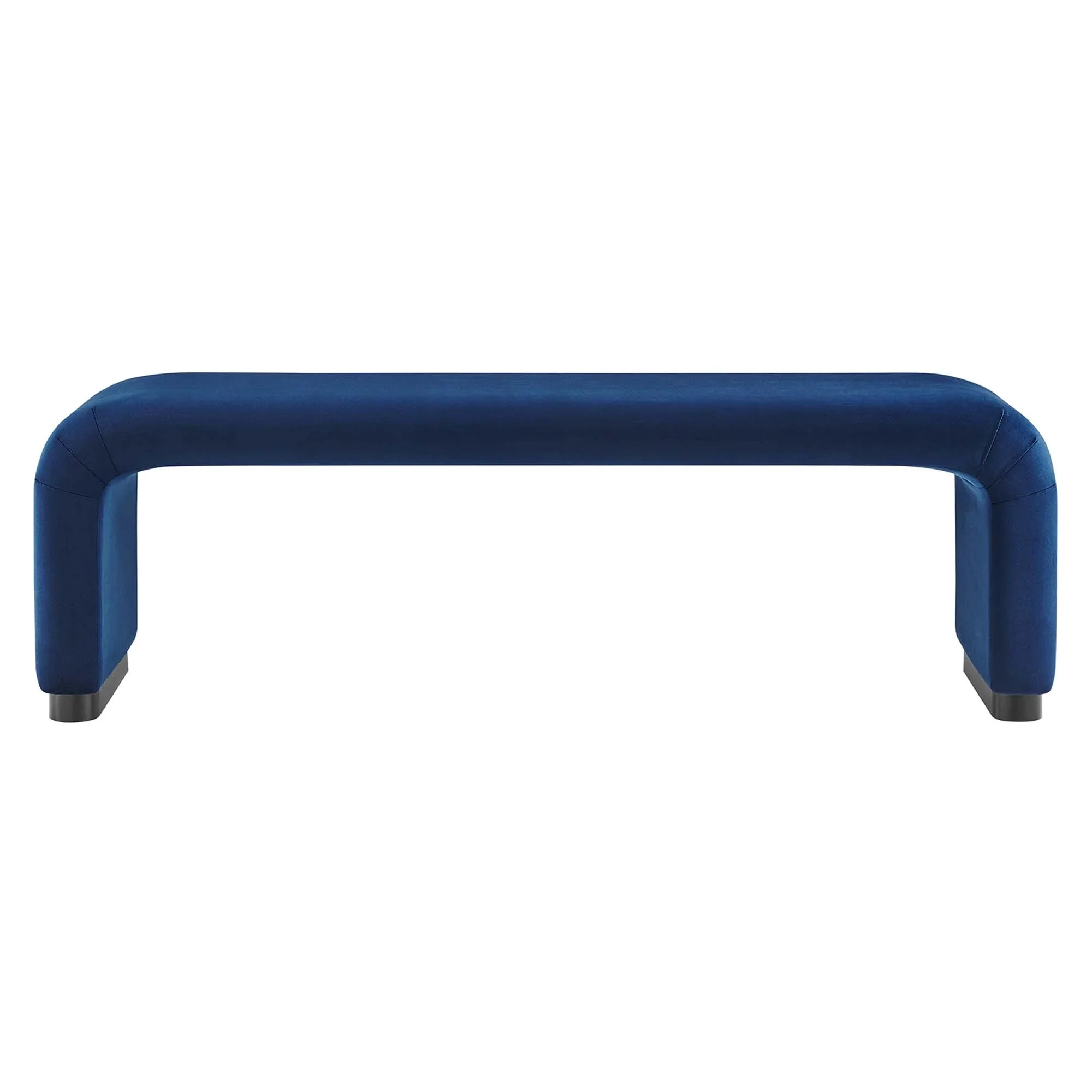 Koda Performance Velvet Waterfall Long Bench - Image 61