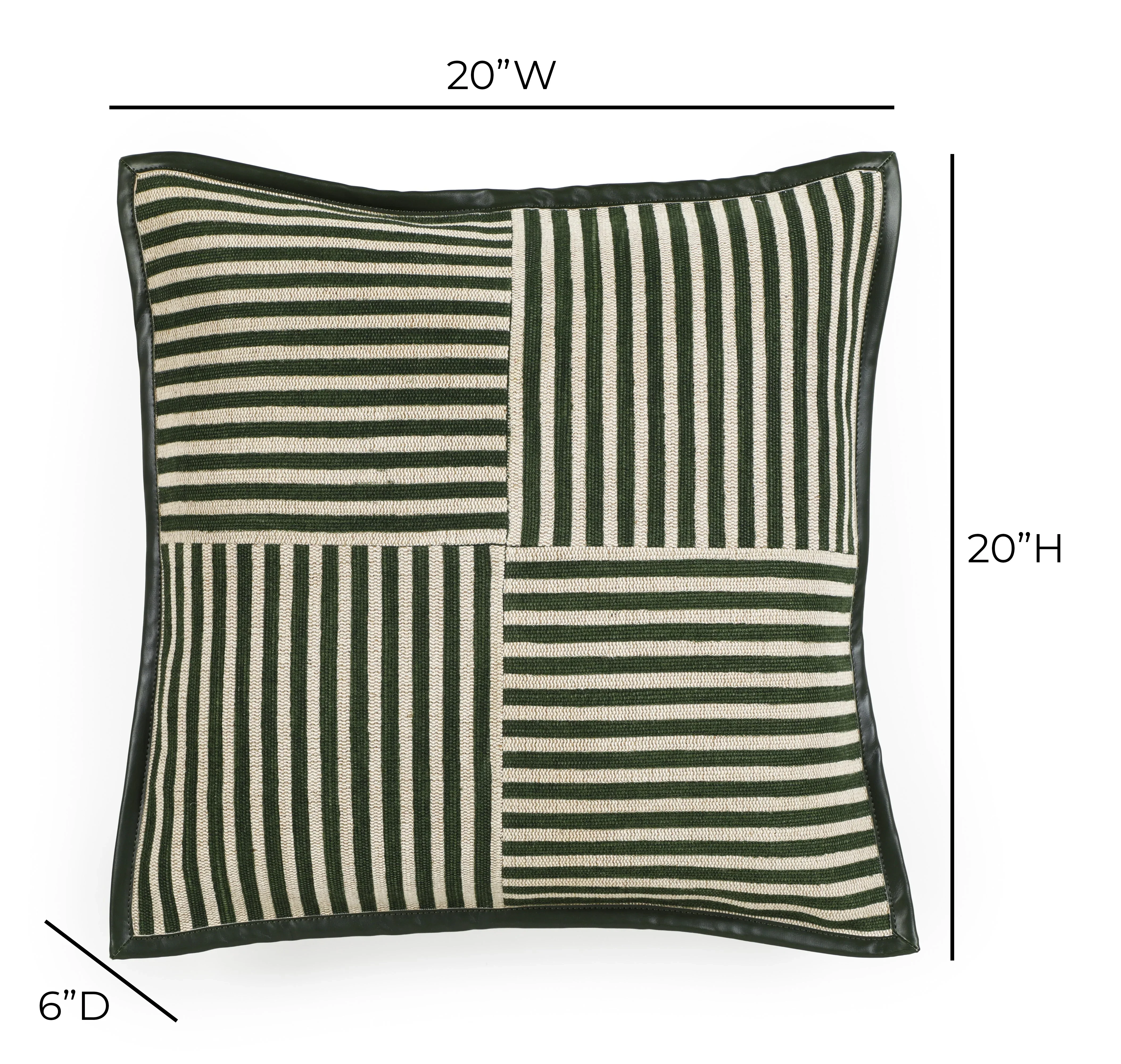 Kora 20" Cotton Jute Contract-Grade Throw Pillow - Image 9