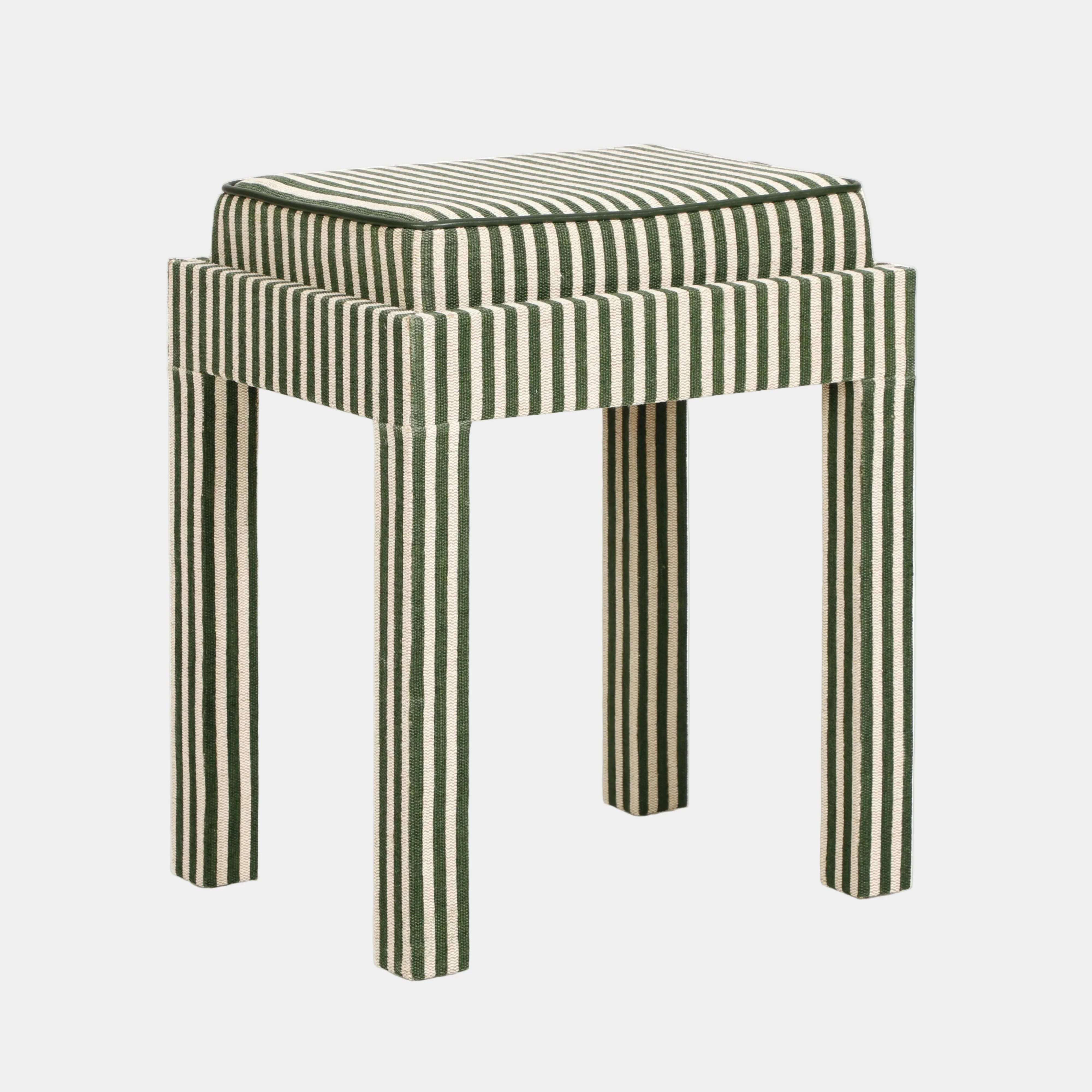 Kora Cotton Jute Contract-Grade Accent Stool - Image 7