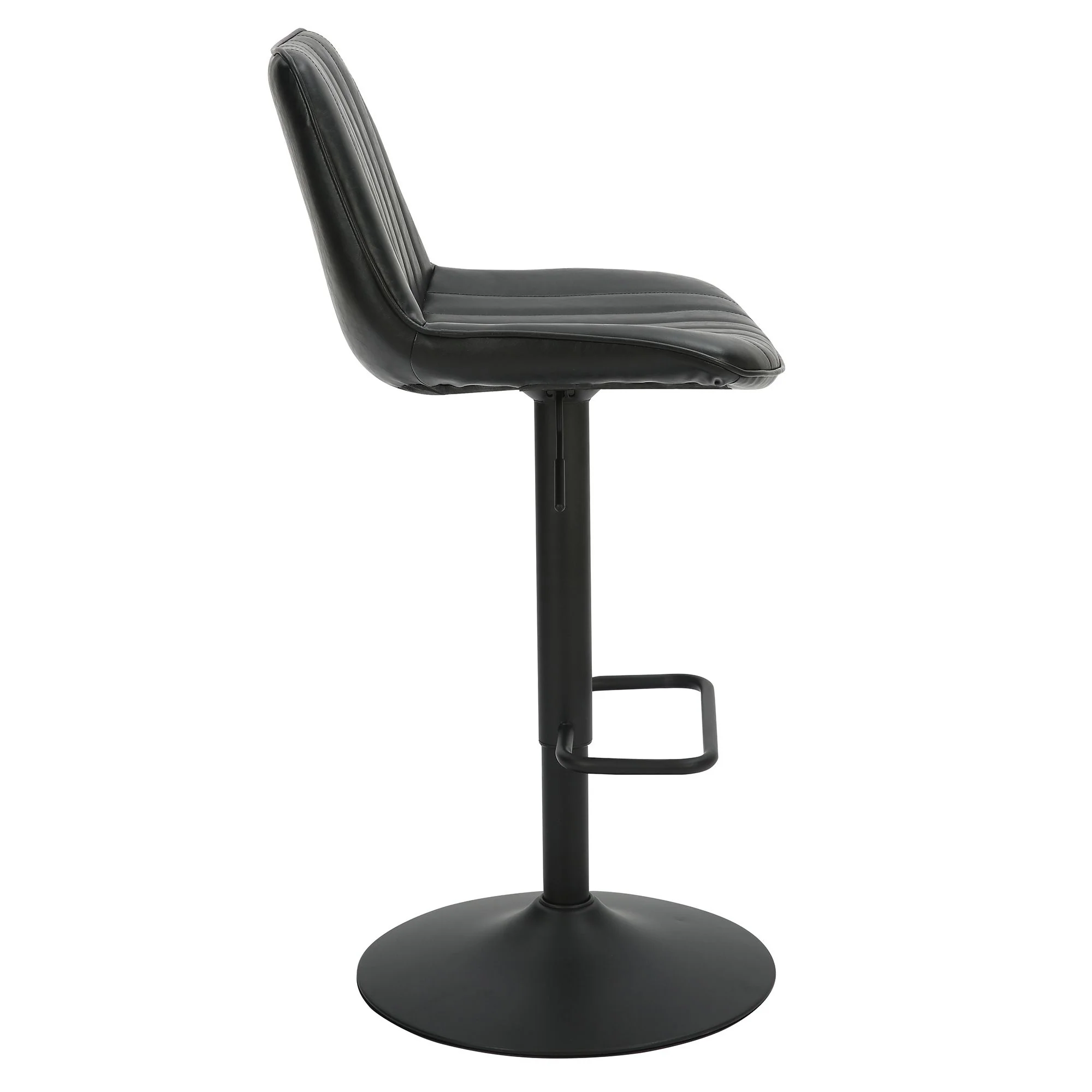 Kosi Adjustable Air-Lift Stool, set of 2, in Black - Image 4