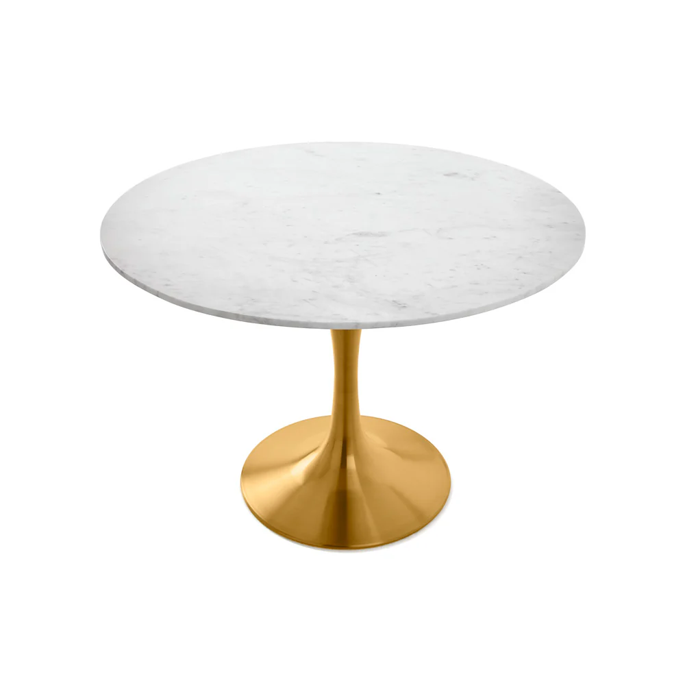 Kyros Dining Table: Matte Gold - Image 2