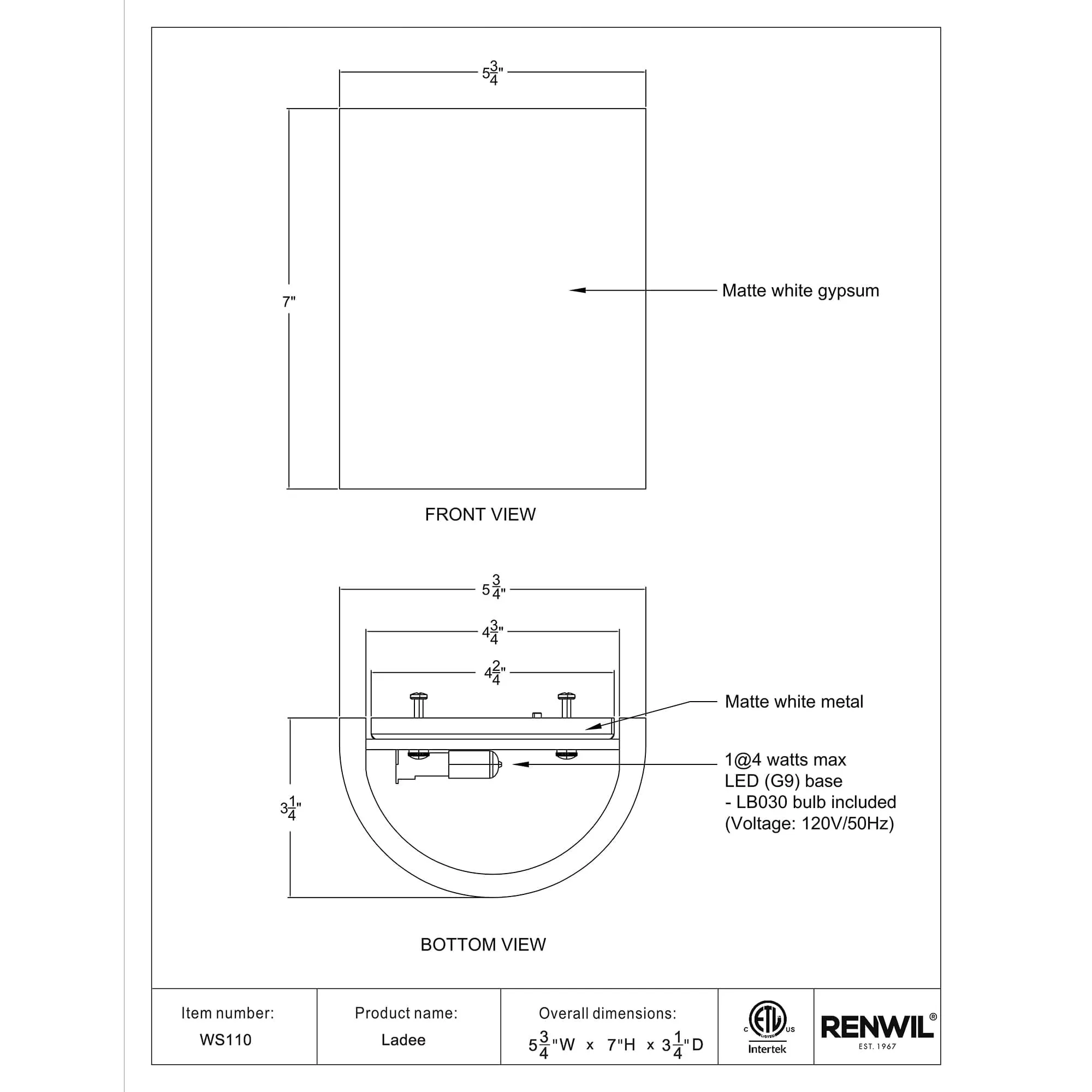 Ladee Wall Sconce - Image 5