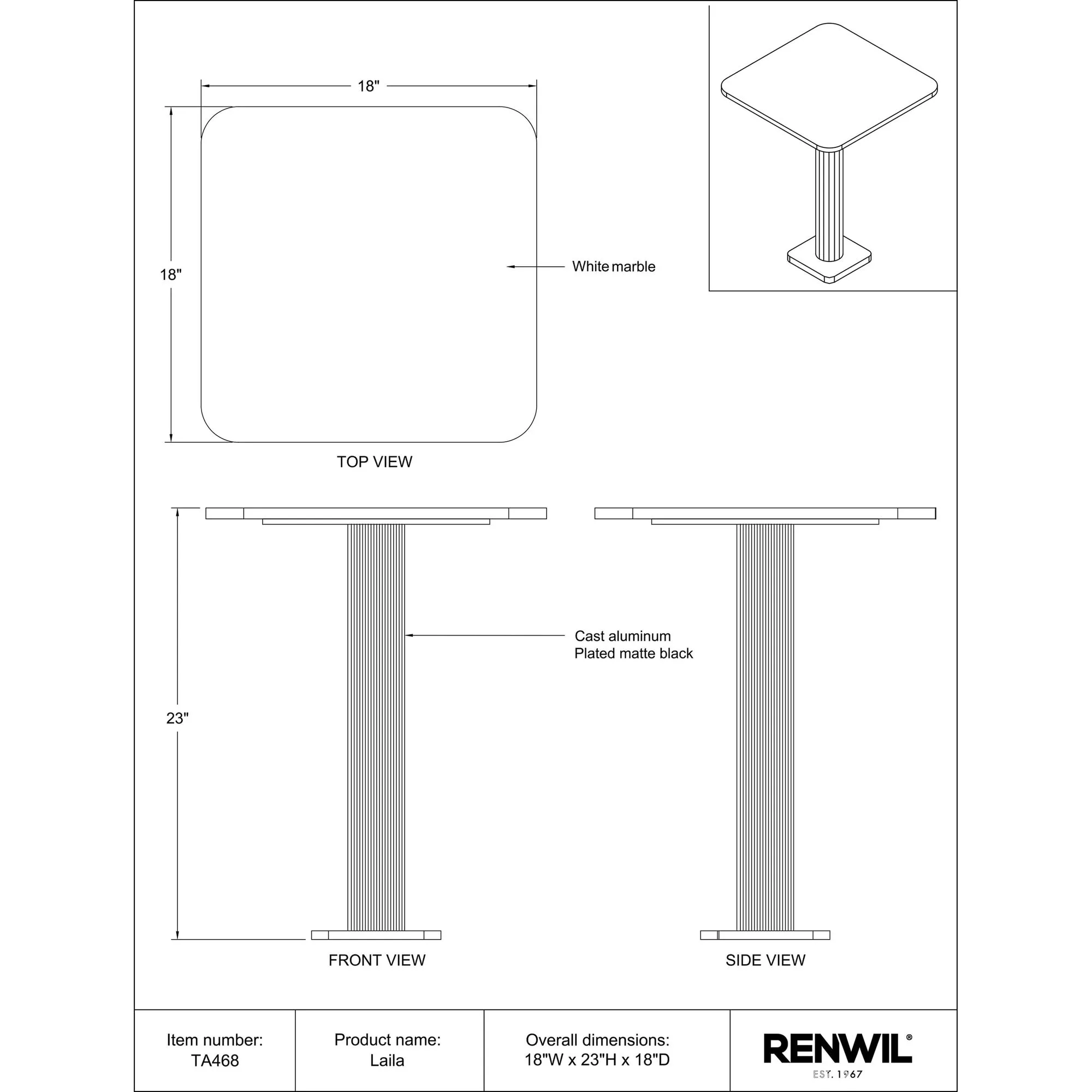 Laila Side & End Table - Image 6