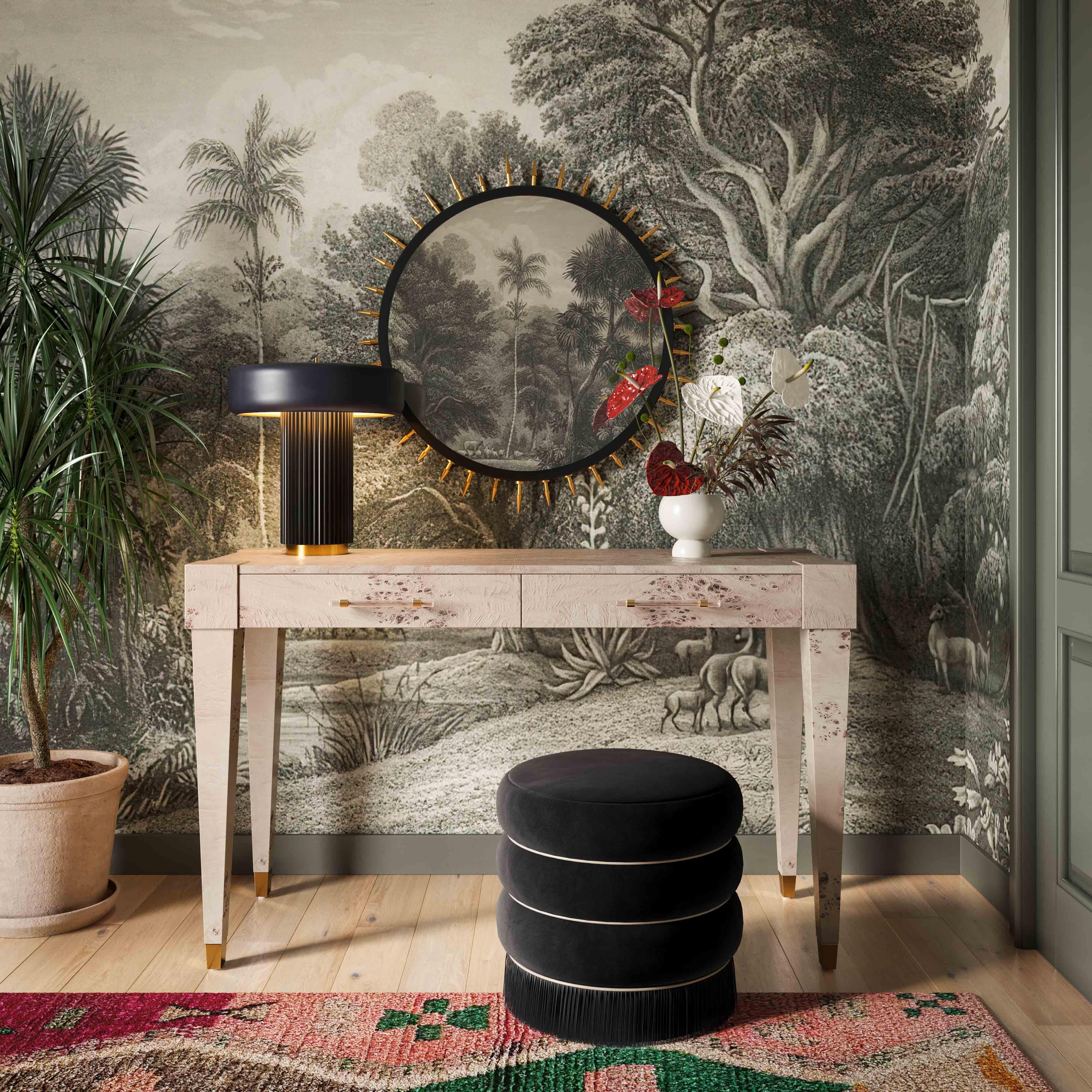 Lakka Performance Velvet Ottoman - Image 19