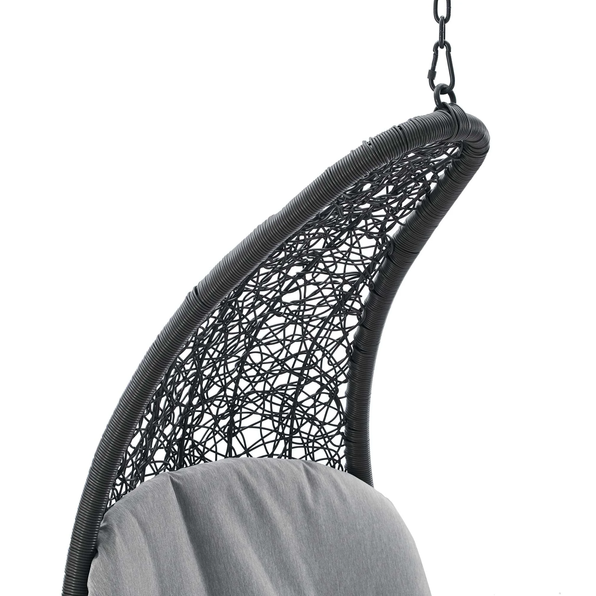 Landscape Hanging Chaise Lounge Outdoor Patio Swing Chair - Image 11