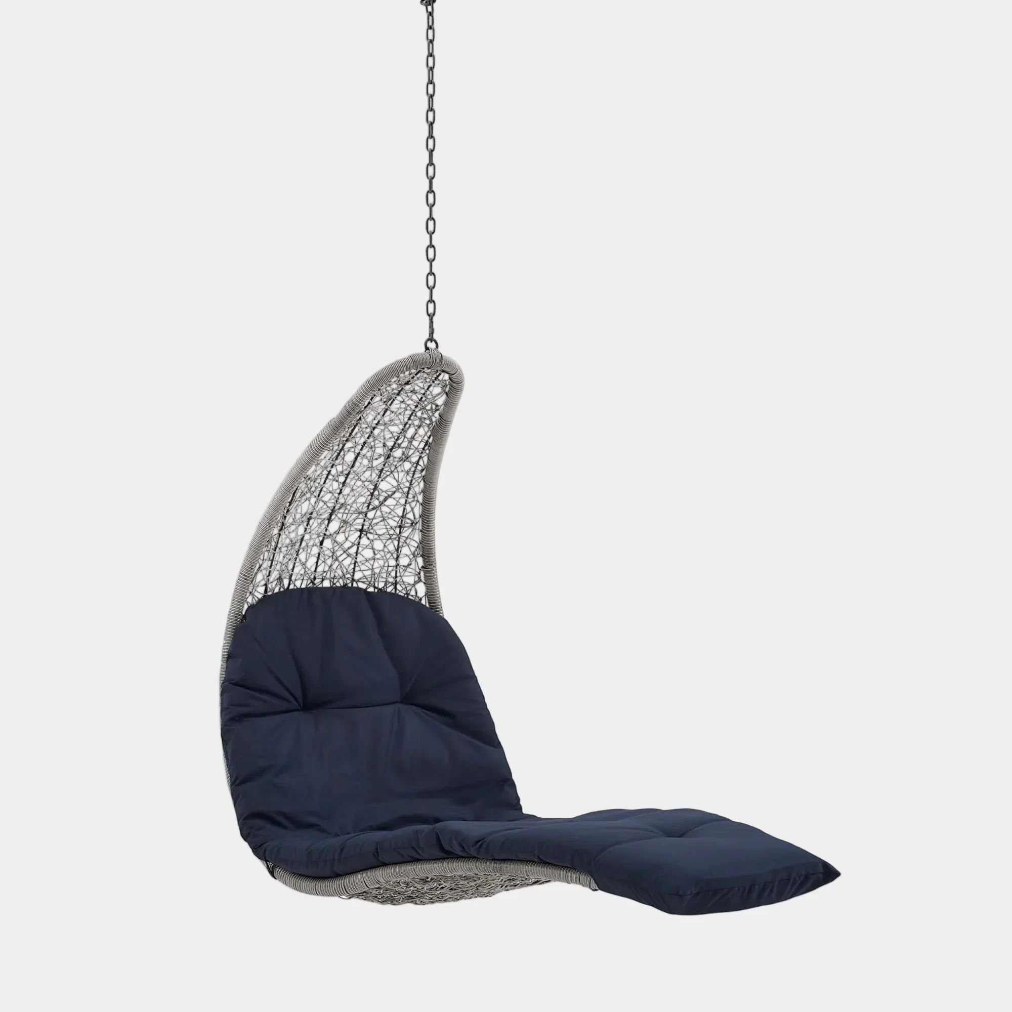 Landscape Hanging Chaise Lounge Outdoor Patio Swing Chair - Image 13