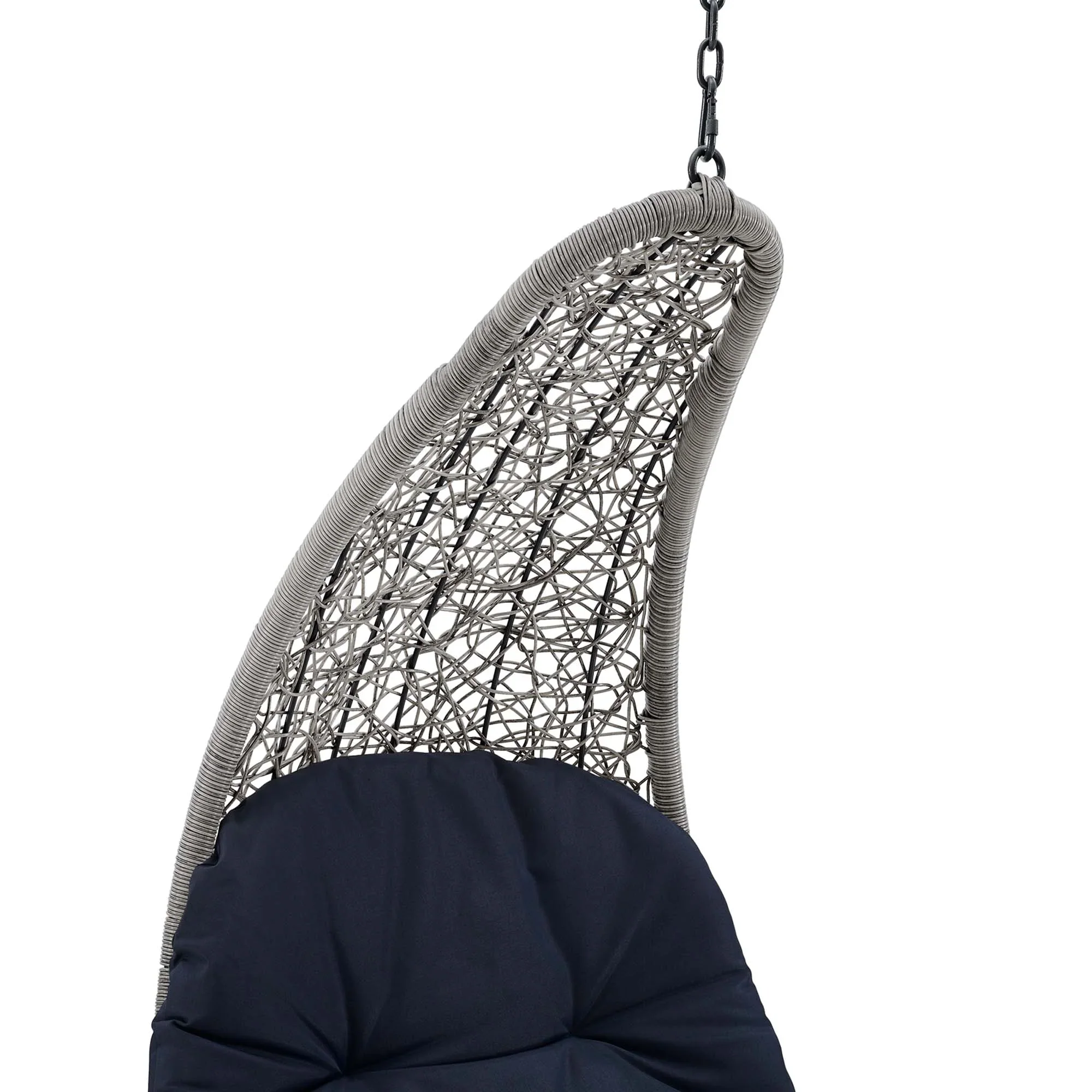 Landscape Hanging Chaise Lounge Outdoor Patio Swing Chair - Image 16