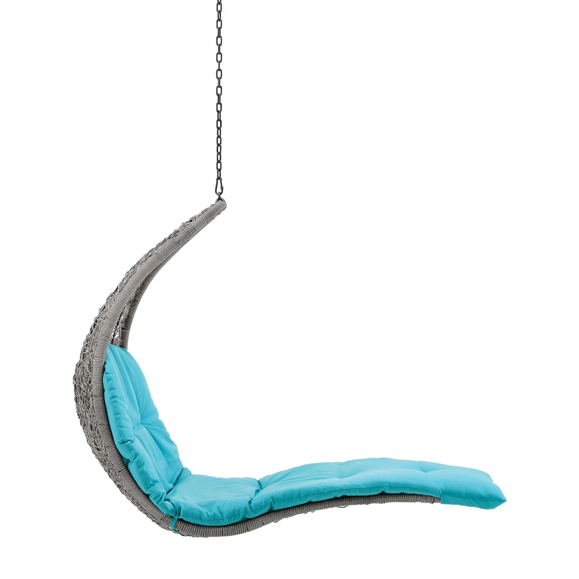 Landscape Hanging Chaise Lounge Outdoor Patio Swing Chair - Image 21