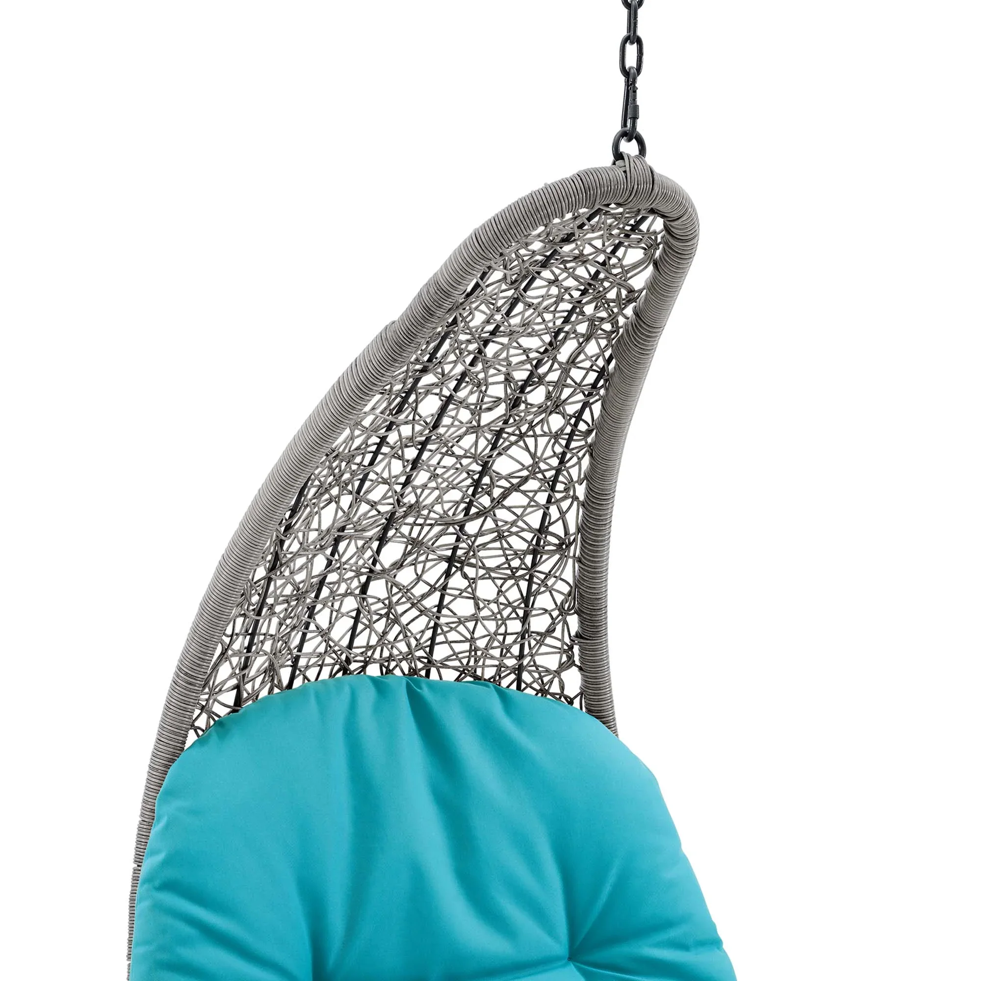 Landscape Hanging Chaise Lounge Outdoor Patio Swing Chair - Image 22