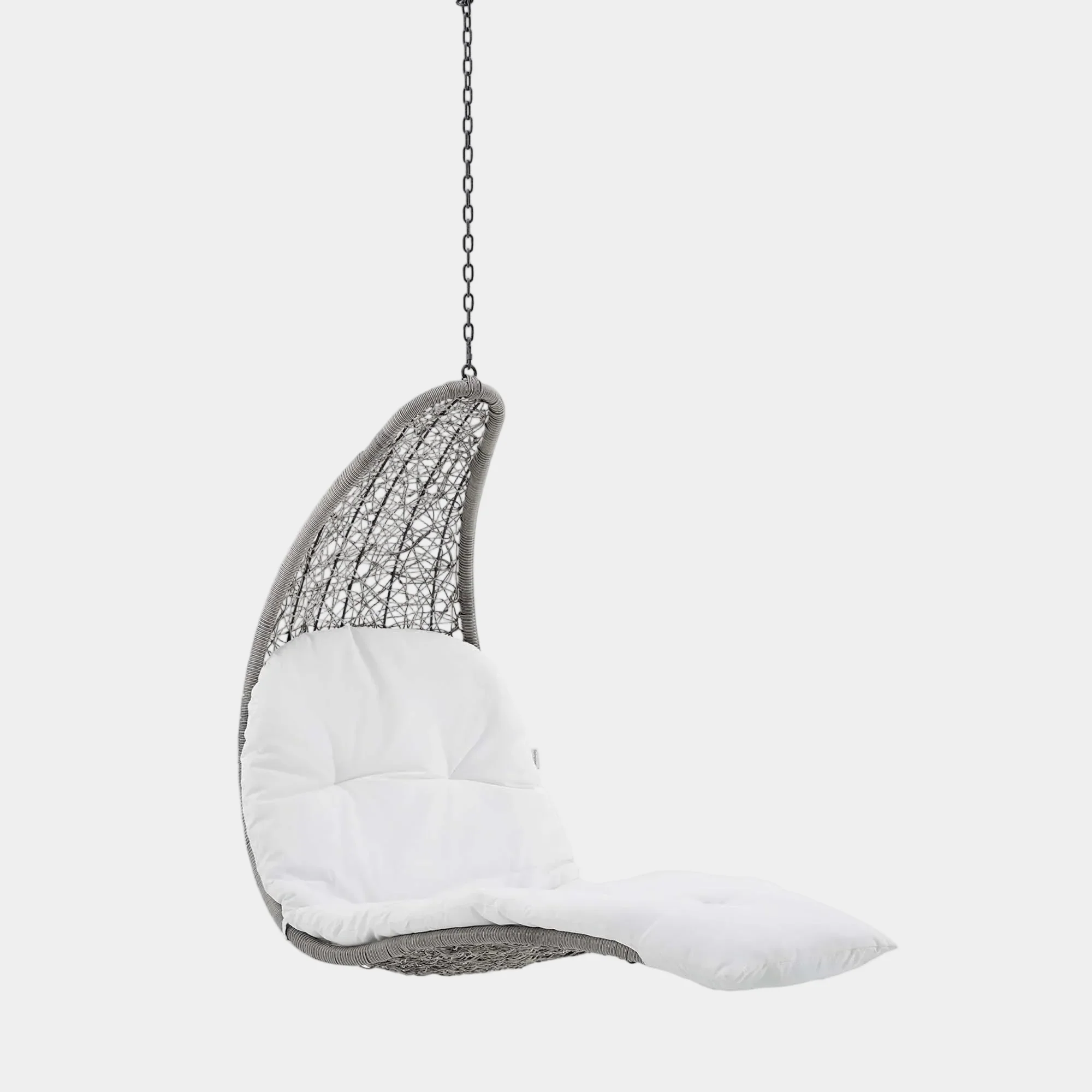 Landscape Hanging Chaise Lounge Outdoor Patio Swing Chair - Image 25
