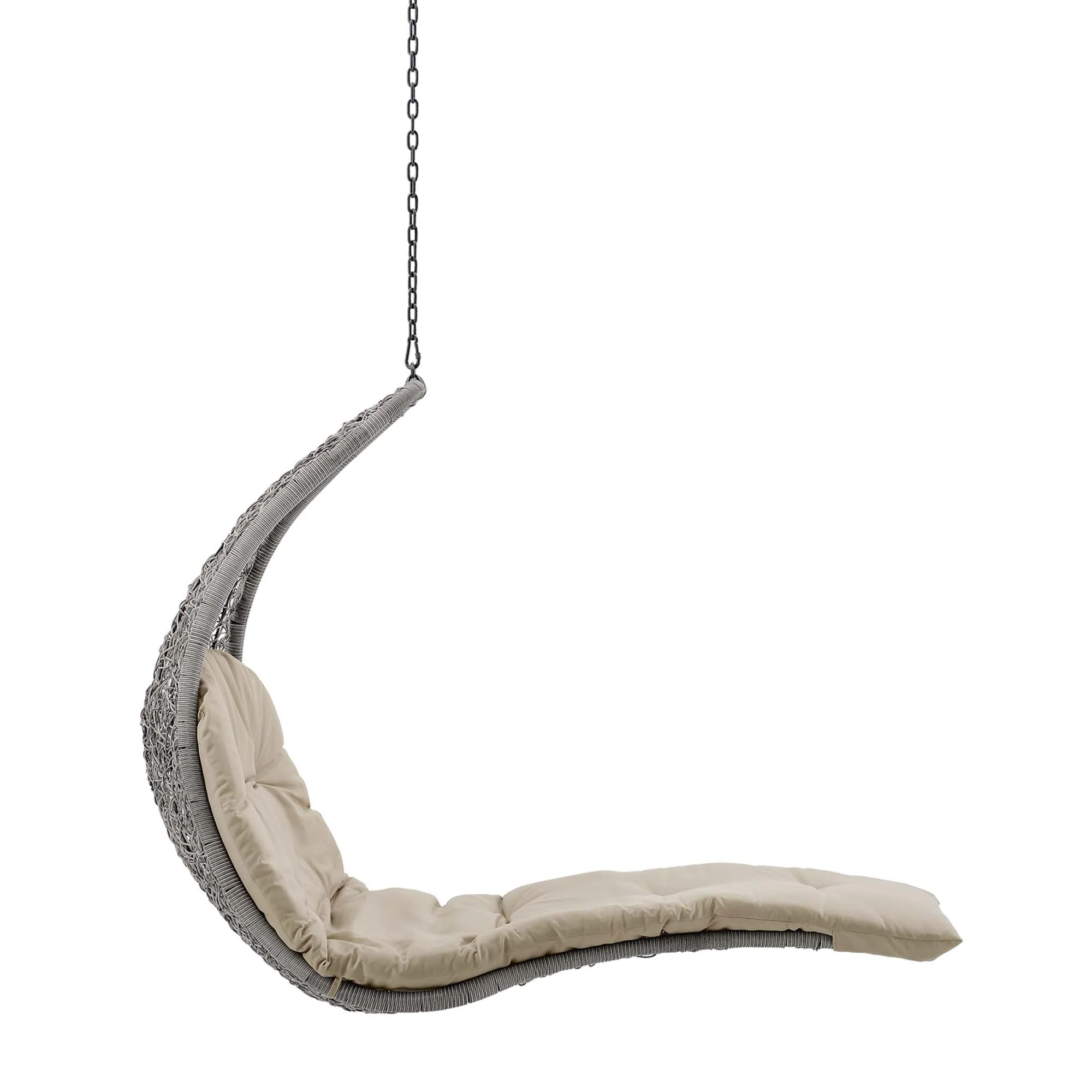 Landscape Hanging Chaise Lounge Outdoor Patio Swing Chair - Image 3