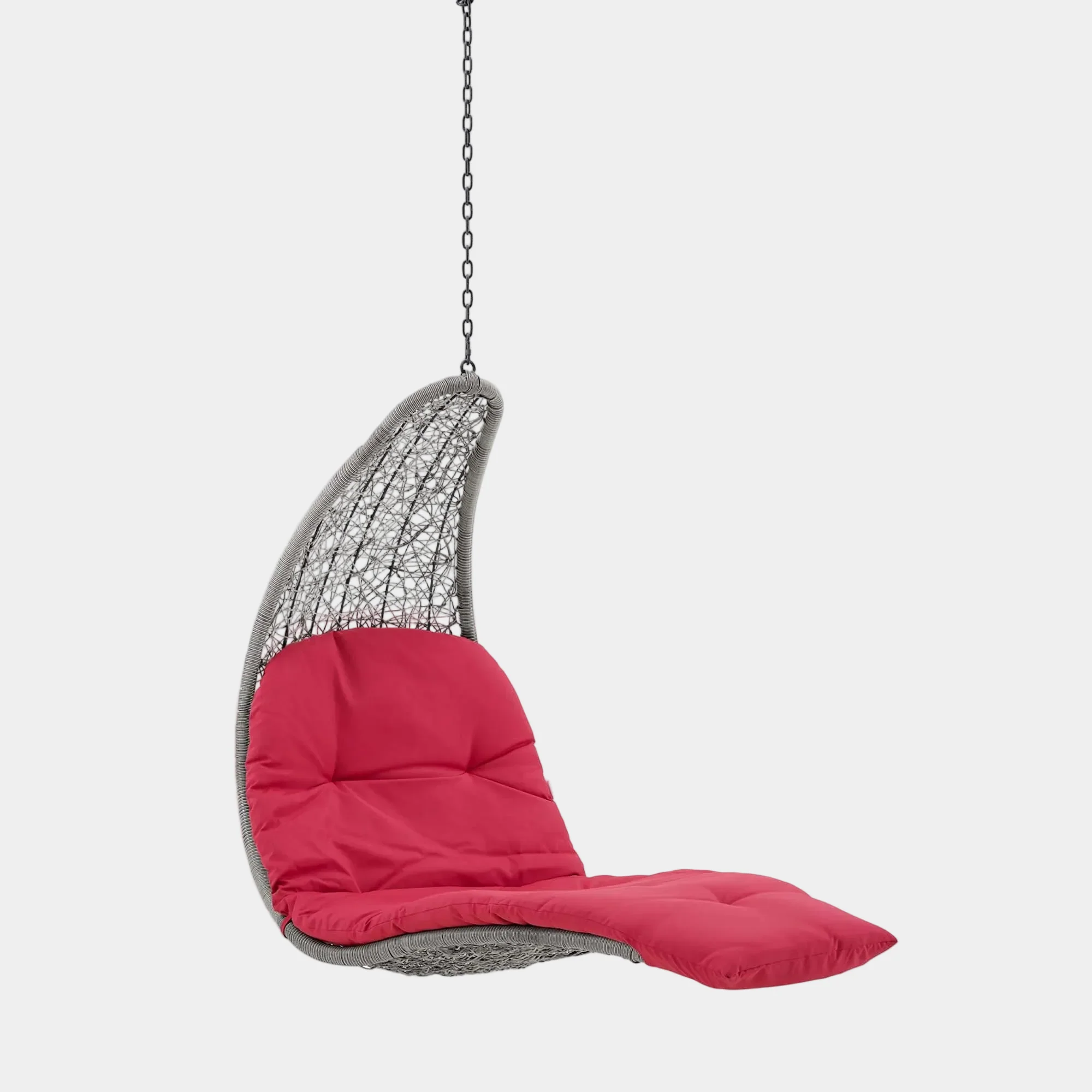 Landscape Hanging Chaise Lounge Outdoor Patio Swing Chair - Image 31