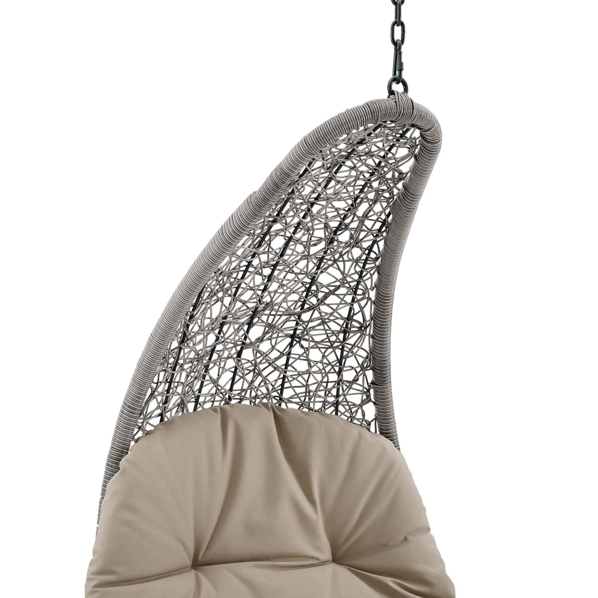 Landscape Hanging Chaise Lounge Outdoor Patio Swing Chair - Image 4