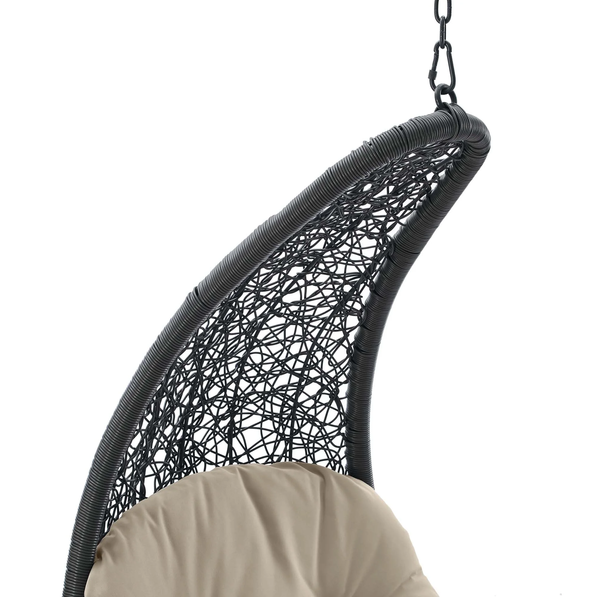 Landscape Hanging Chaise Lounge Outdoor Patio Swing Chair - Image 5
