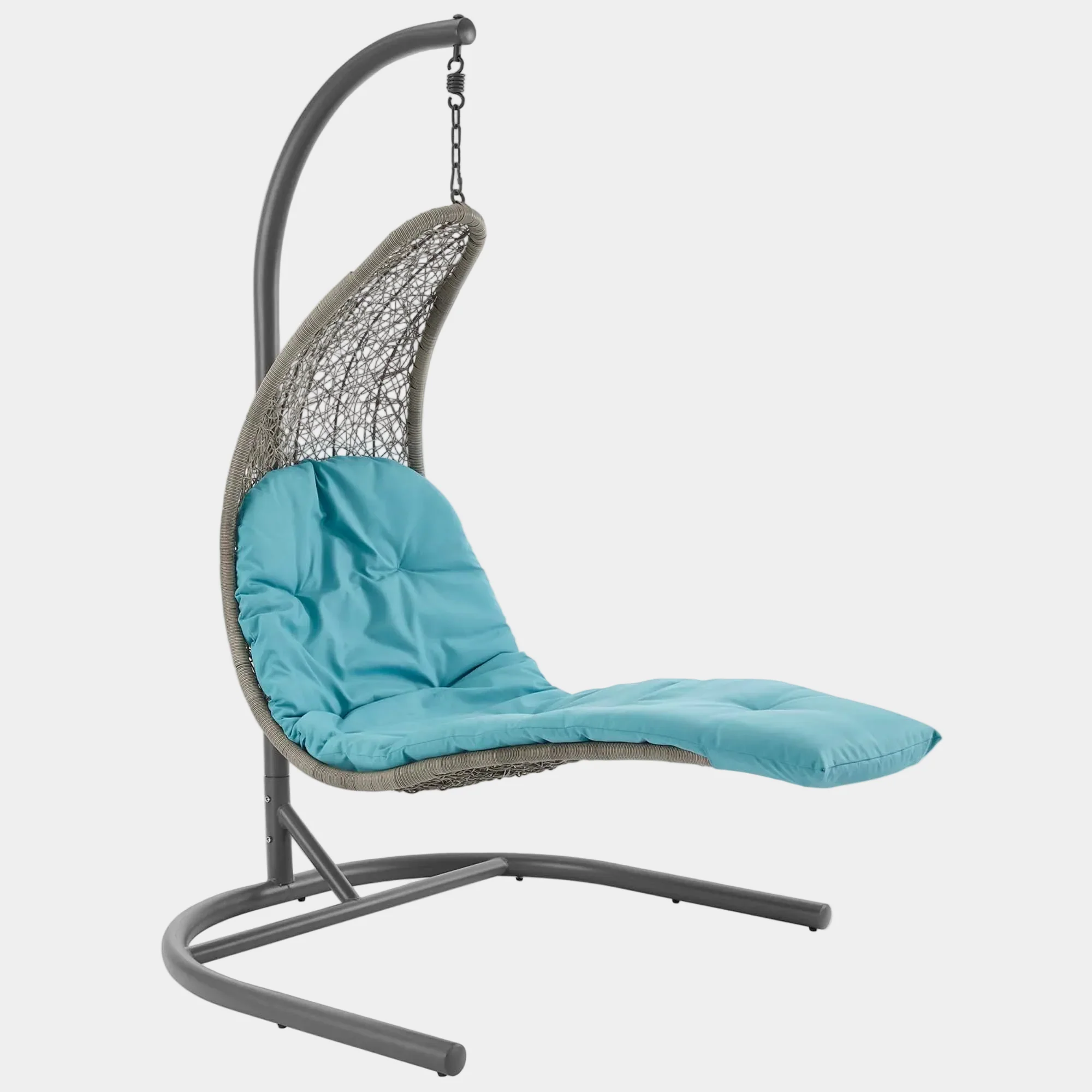 Landscape Hanging Chaise Lounge Outdoor Swing Chair - Image 19