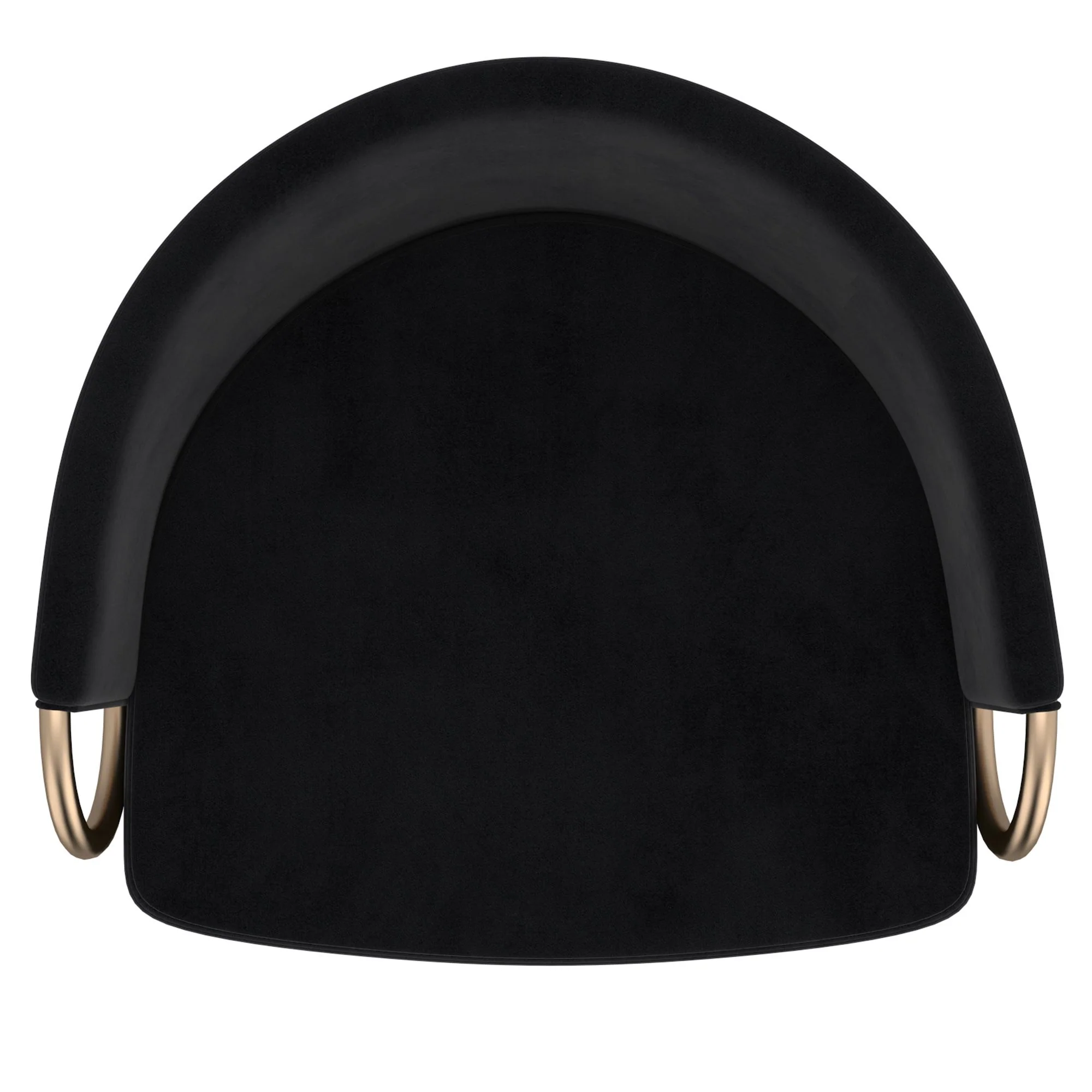Lavo 26" Counter Stool, set of 2, in Black and Gold - Image 6
