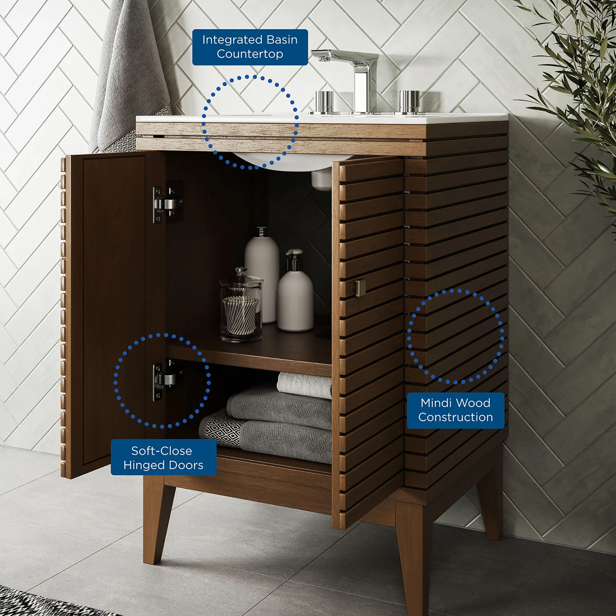 Ledger Bathroom Vanity Basin Included - Image 9